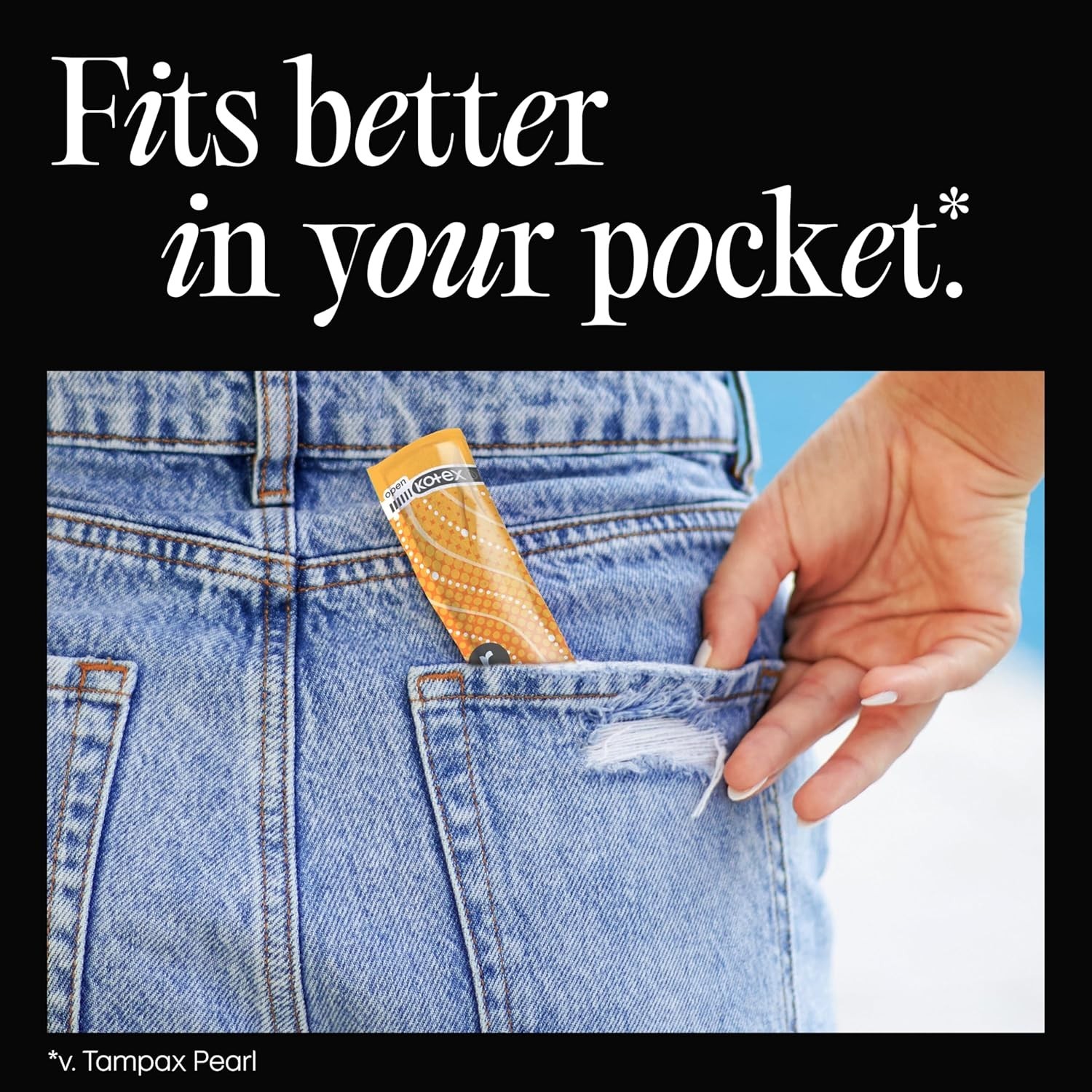 45 Count U by Click Tampons - Compact, Gynecologist-Tested, Super Absorbent