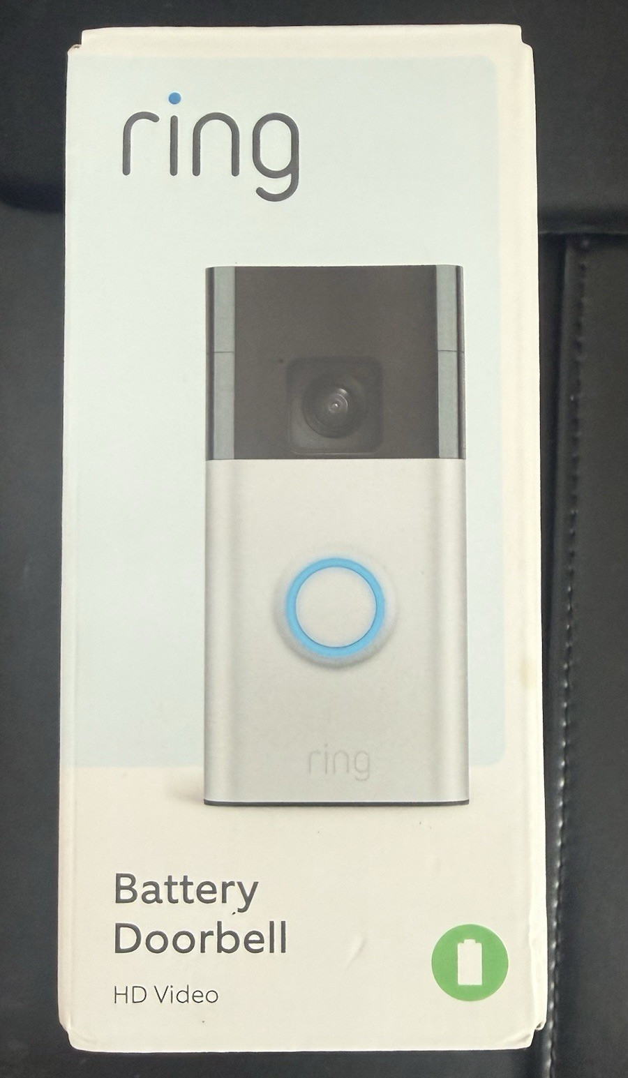 Ring Battery Doorbell HD Video Smart Video Doorbell, Battery Powered, Silver