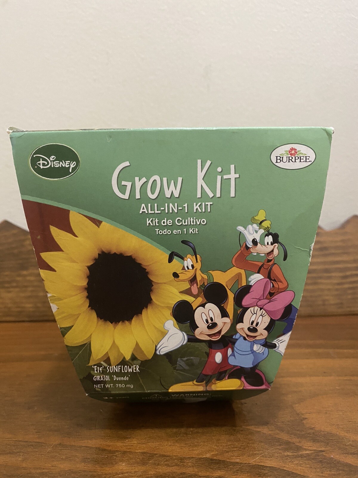 Disney Grow Kit Kids Sunflower Seed  All In 1 Kit