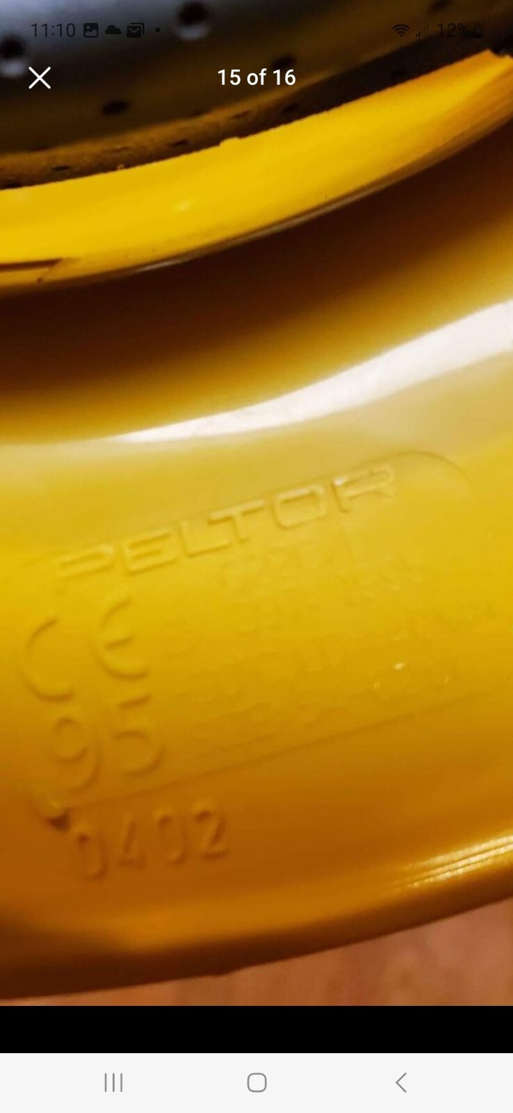 Vintage Peltor Hard Hat