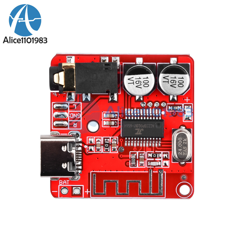 5pcs 3.7-5V Bluetooth 5.0 Audio Receiver MP3 Decoder Lossless Amplifier Module