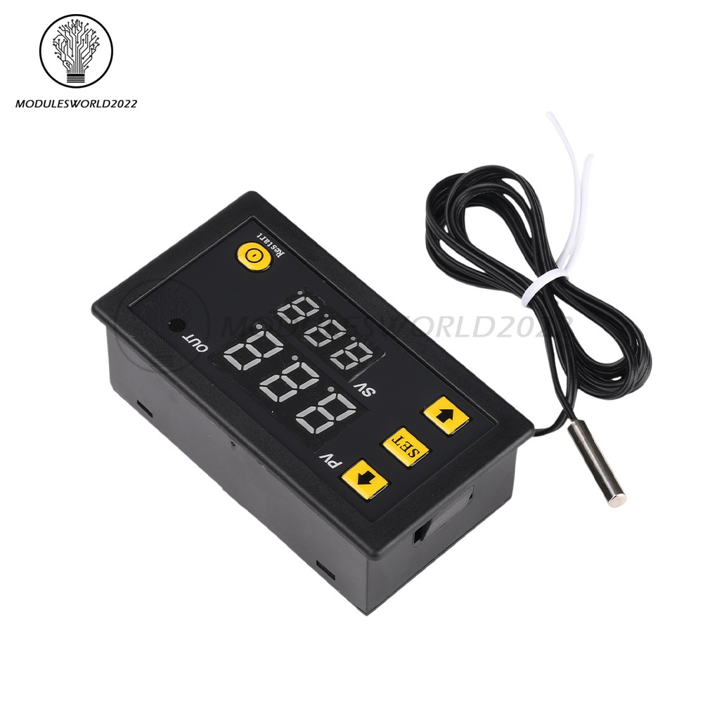 W3230 Digital Temperature Controller Thermostat 20A -55℃-120℃ Relay Output DC/AC