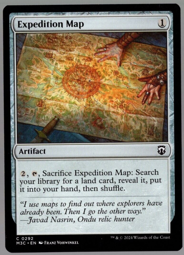 Expedition Map 0292 Non Foil Common Modern Horizons 3 MTG Near Mint