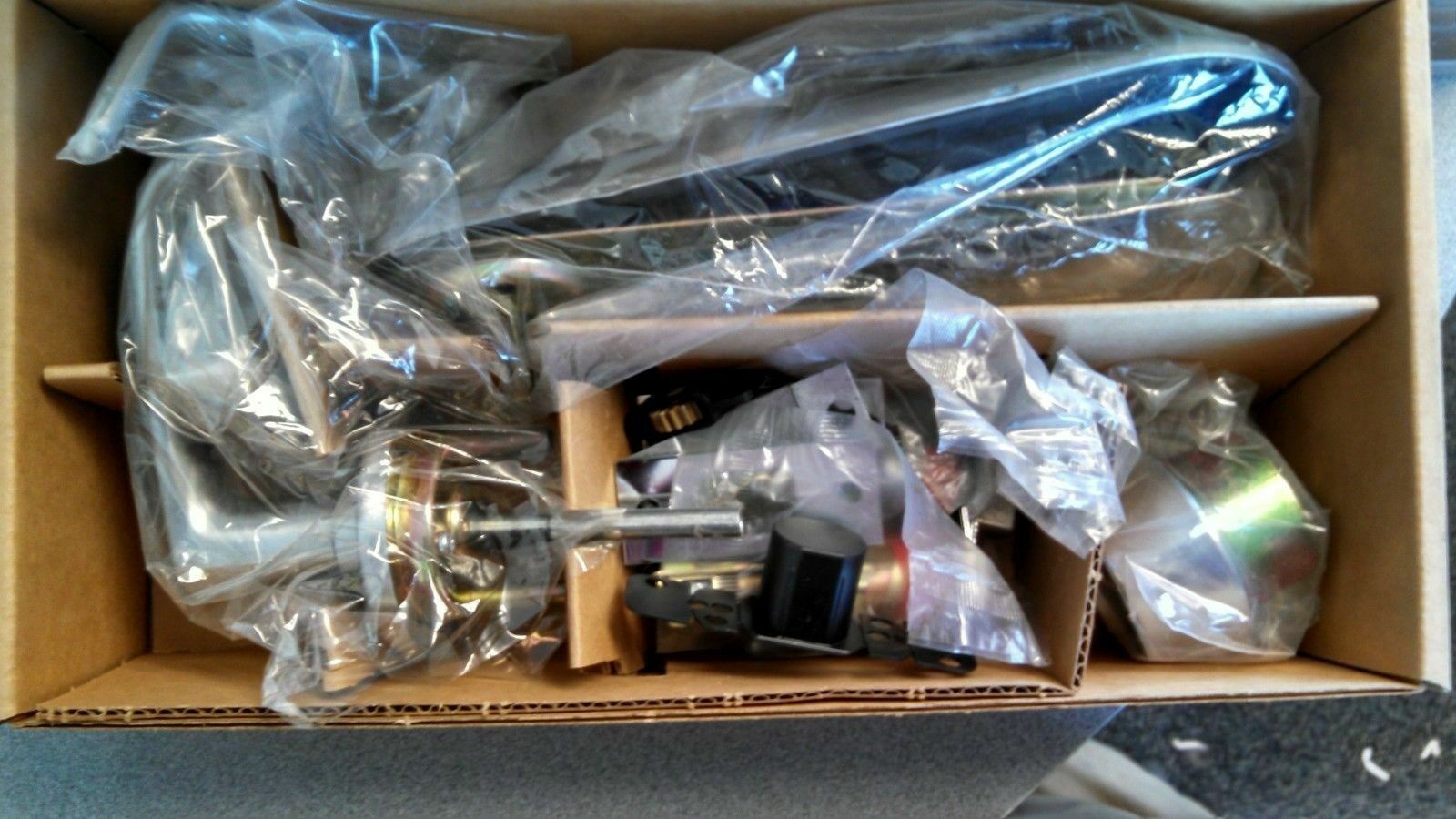 LOCKSMITH KWIKSET INTERCONNECTED LOCK 418RL US26D UL NOS L/CYLINDER