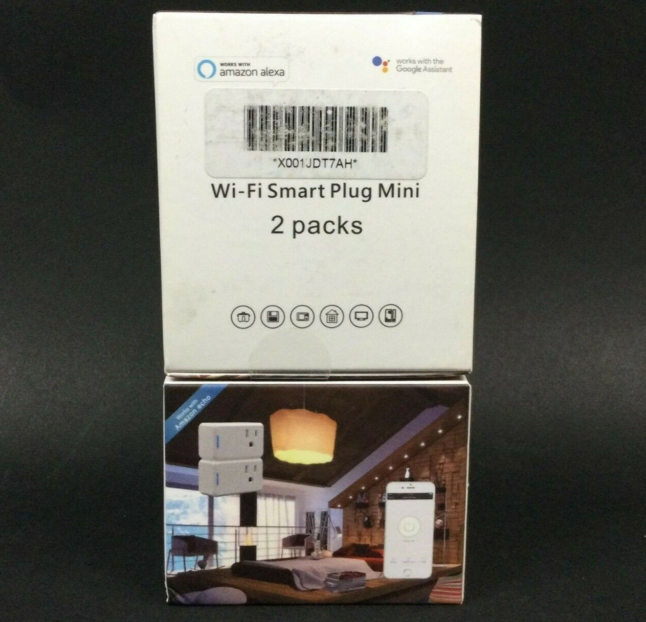 Conico Mini Wi-Fi Outlet Smart Plug-White- SM-PW702 -Compatible w/Alexa & Google