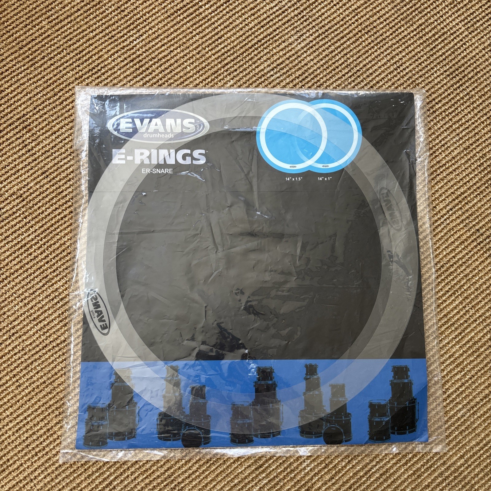 EVANS ER-Snare E-Rings x2