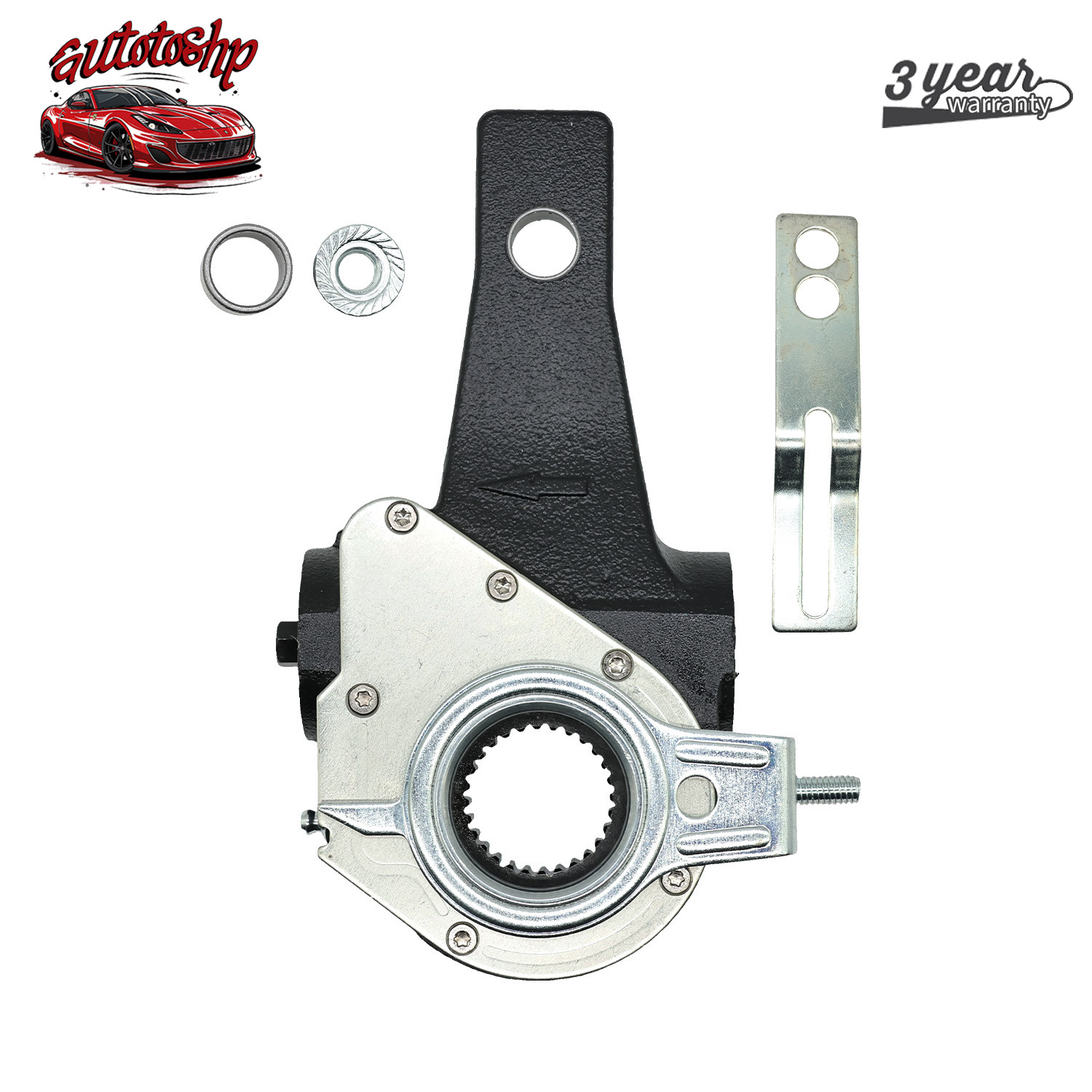 28 Spline Automatic Slack Adjuster 5.5" Arm Length Replaces 135.2834 40010011