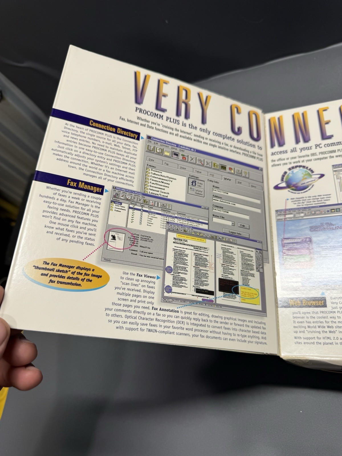 Procomm Plus 3.0 Very Connected User Guide Installation CD Data Storm