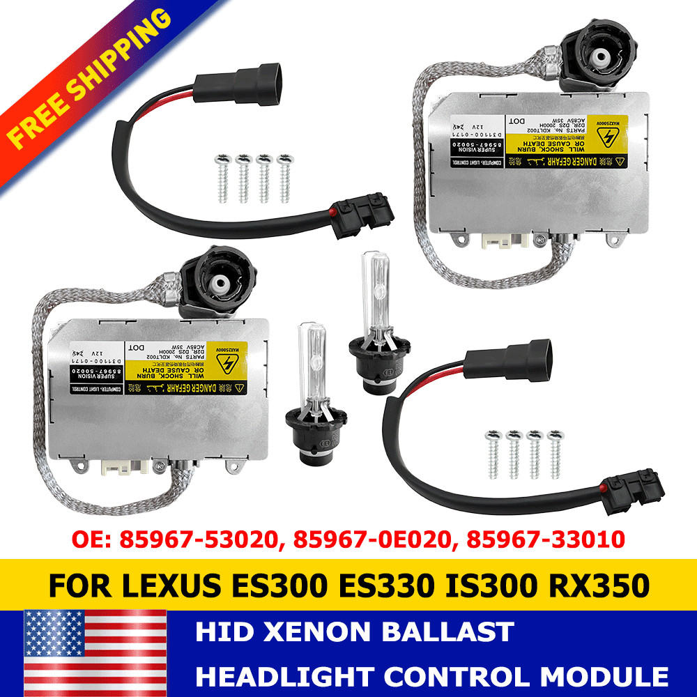 2X FOR LEXUS ES300 ES330 IS300 RX350 HID XENON BALLAST HEADLIGHT CONTROL MODULE