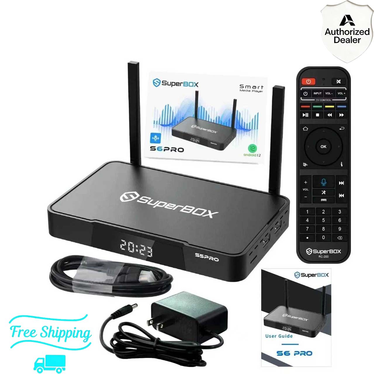 SuperBox S6 Pro - Authorized Distributor with 100% Free Shipping Message To Me