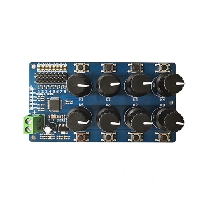 Professional 8Way Servo Controller Debugging Board for Serial Port Connection
