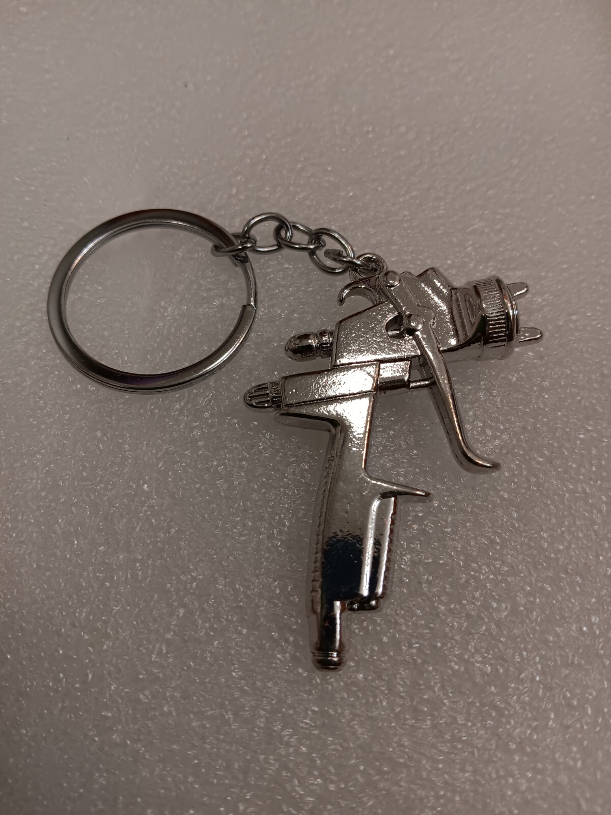 Spray Paint Gun Key Chain Ring Painter Keychain