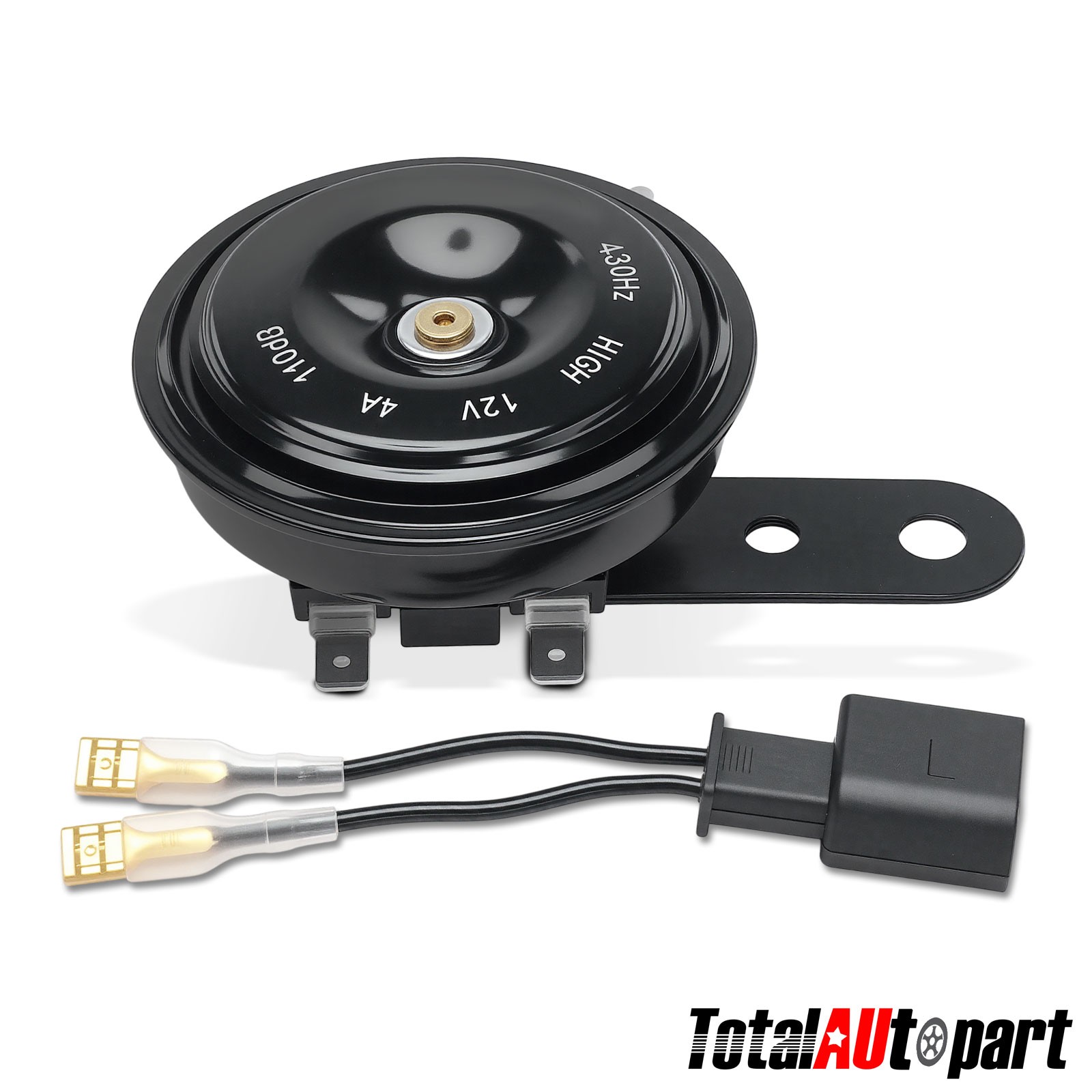 76.5mm Disc Horn with Connector for Audi A8 Mercedes-Benz VW Porsche Skoda 110dB