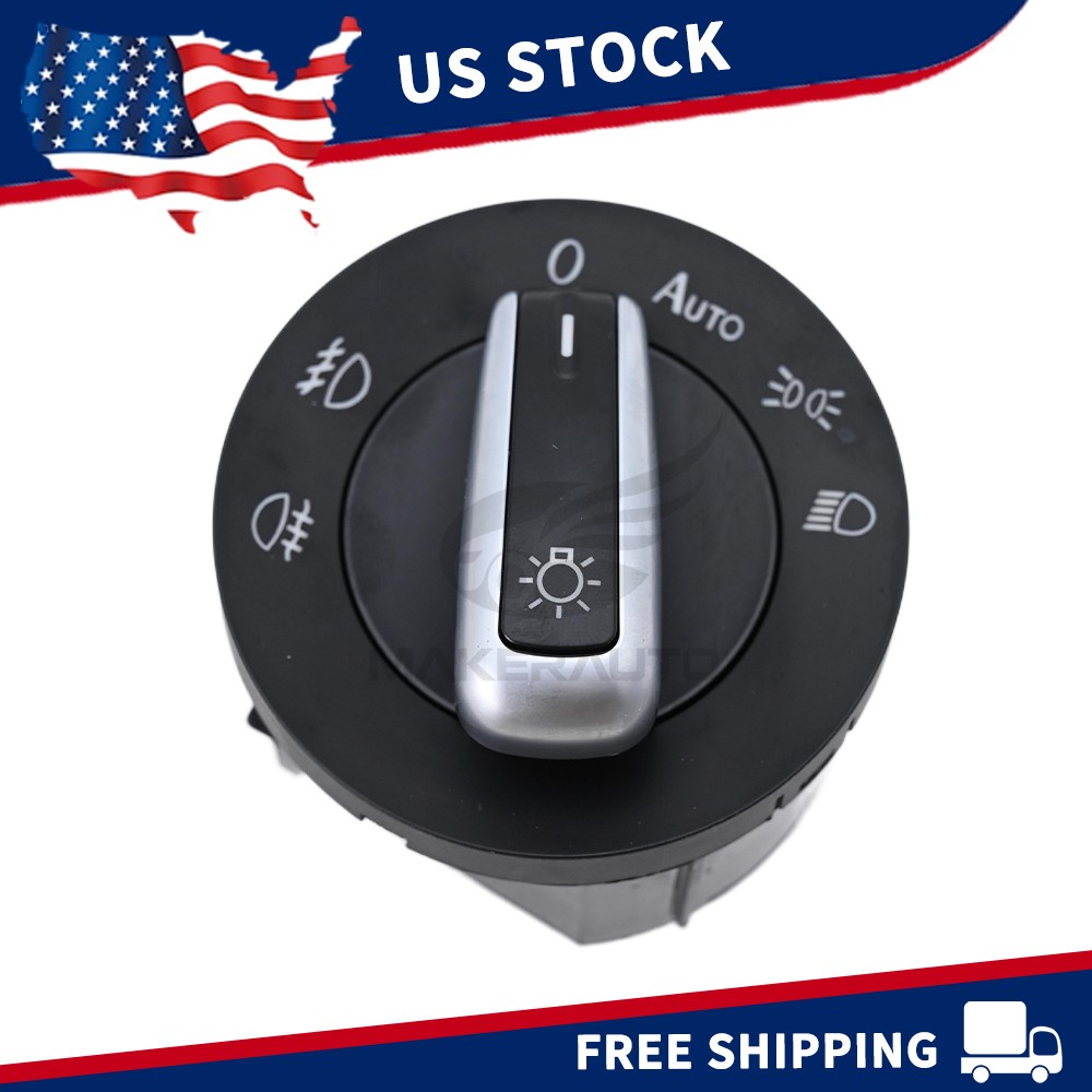 New Auto Headlight Head Light Switch Sensor For VW Passat B6 Jetta Golf MK5 MK6