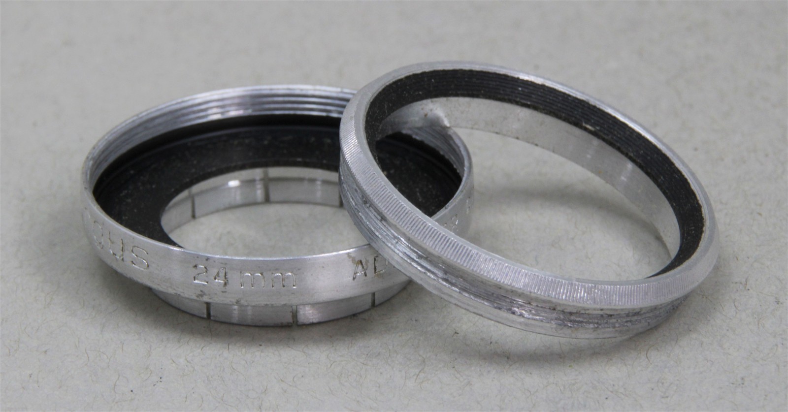 24mm Slip-On/Over to Series V 5 ARGUS Filter Holder/Adapter w/Ring