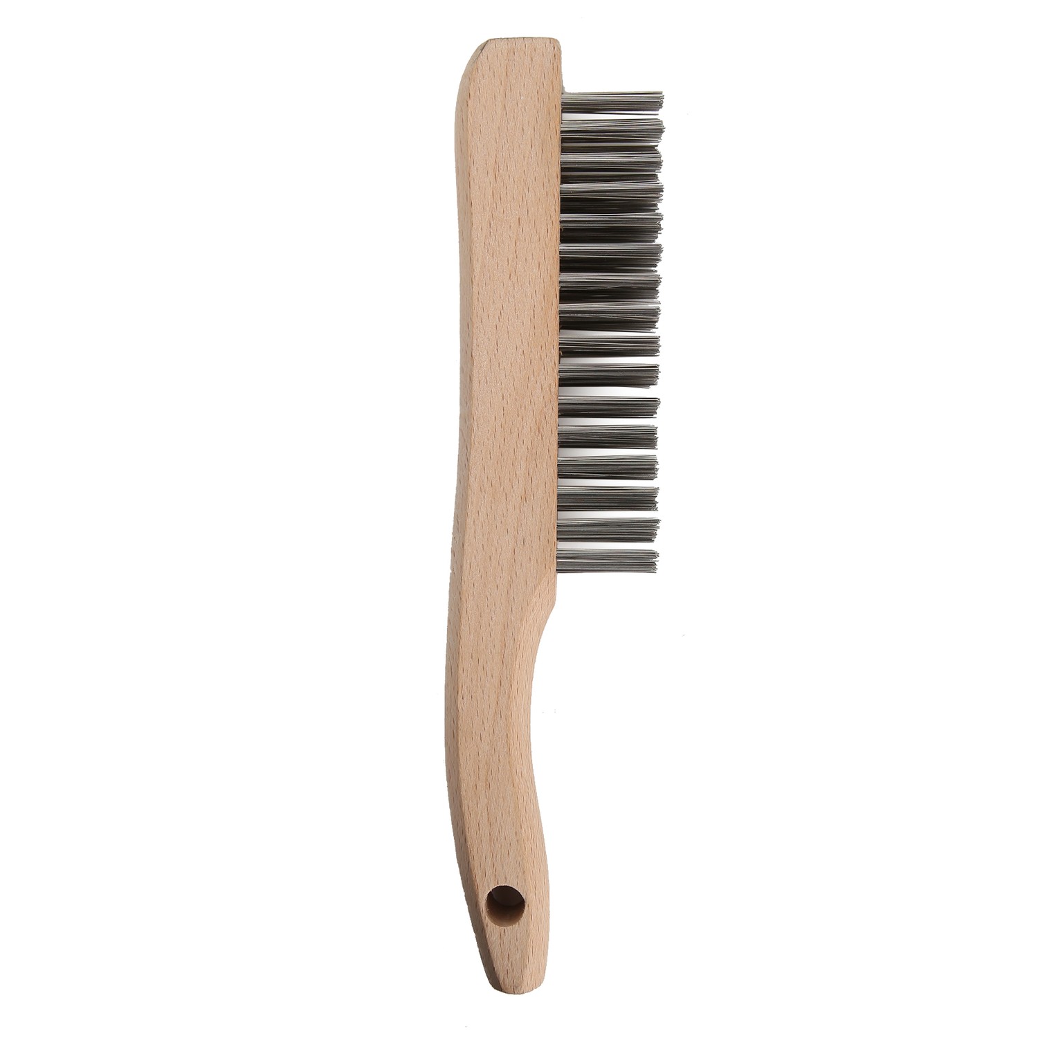 Warner 11469 10 L in. Wood Handle Stainless Steel Wire Brush 4 W in. (Pack of 6)