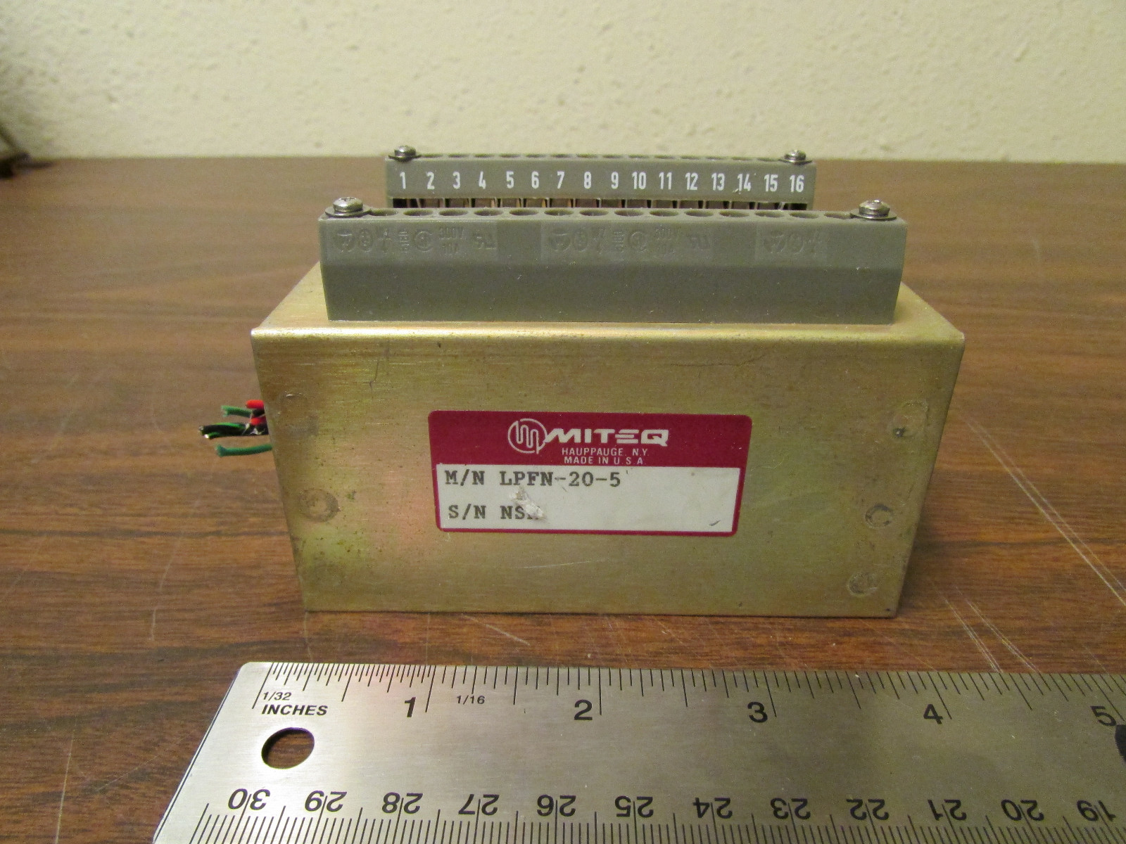 Miteq LPFN-20-5 Control Unit Or Power Supply RF Microwave