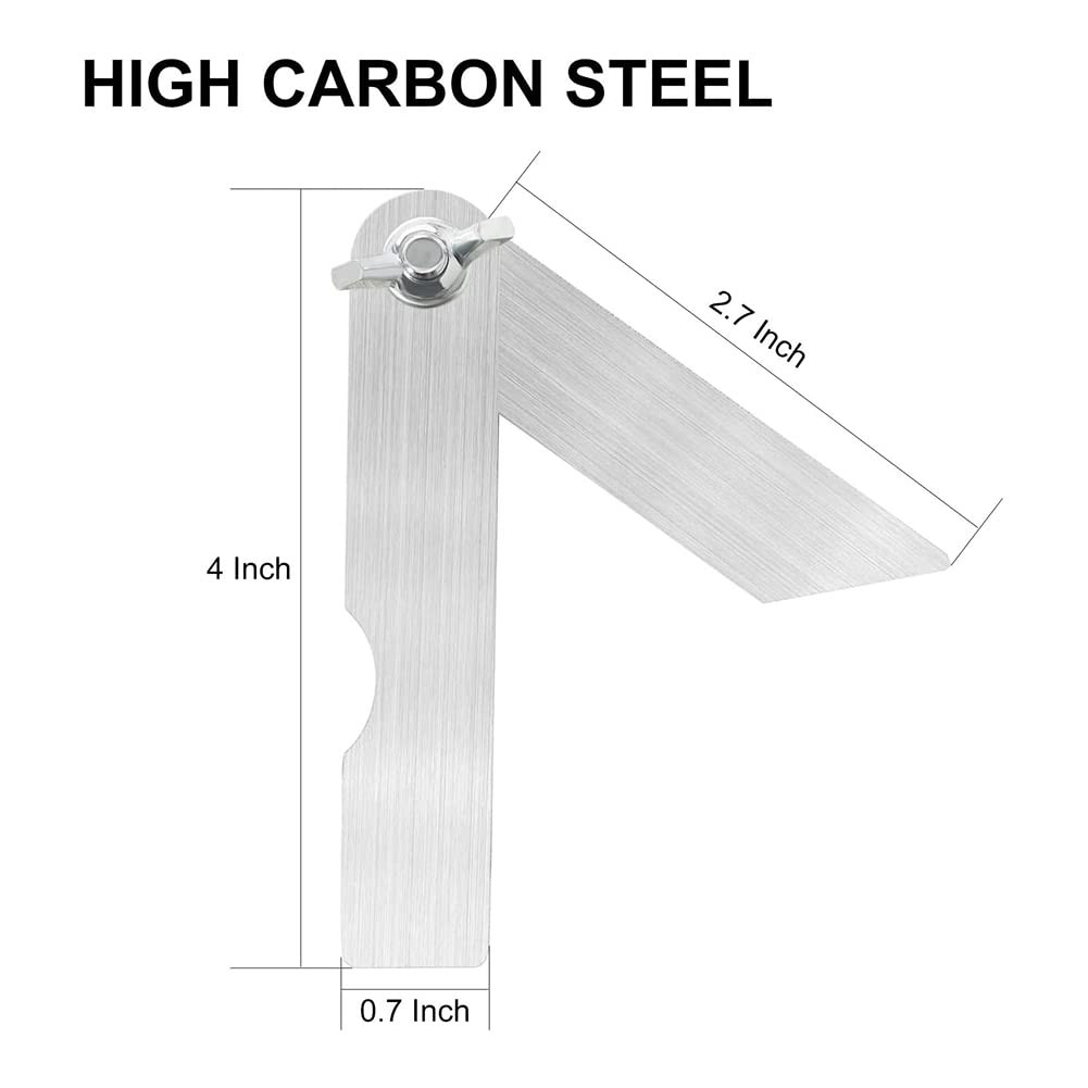 Sliding T-Bevel Gauge Protractor 4 Inch Mini Bevels Angle Adjustable Carpenter B