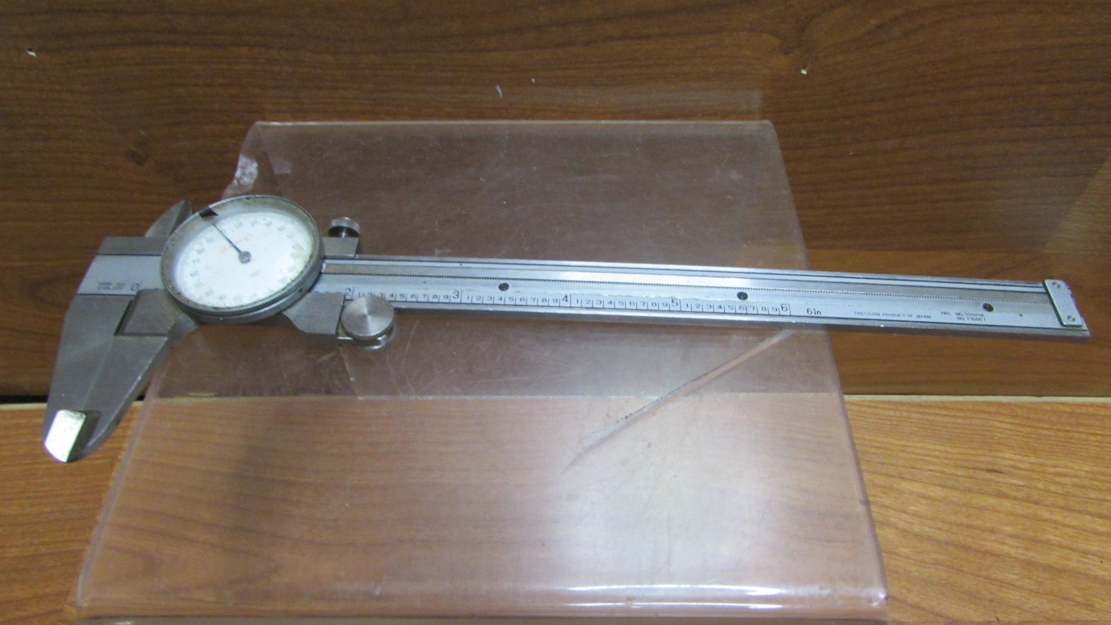 Vintage Peacock .001" Dial Caliper No. 9677 Japan machining measuring guage