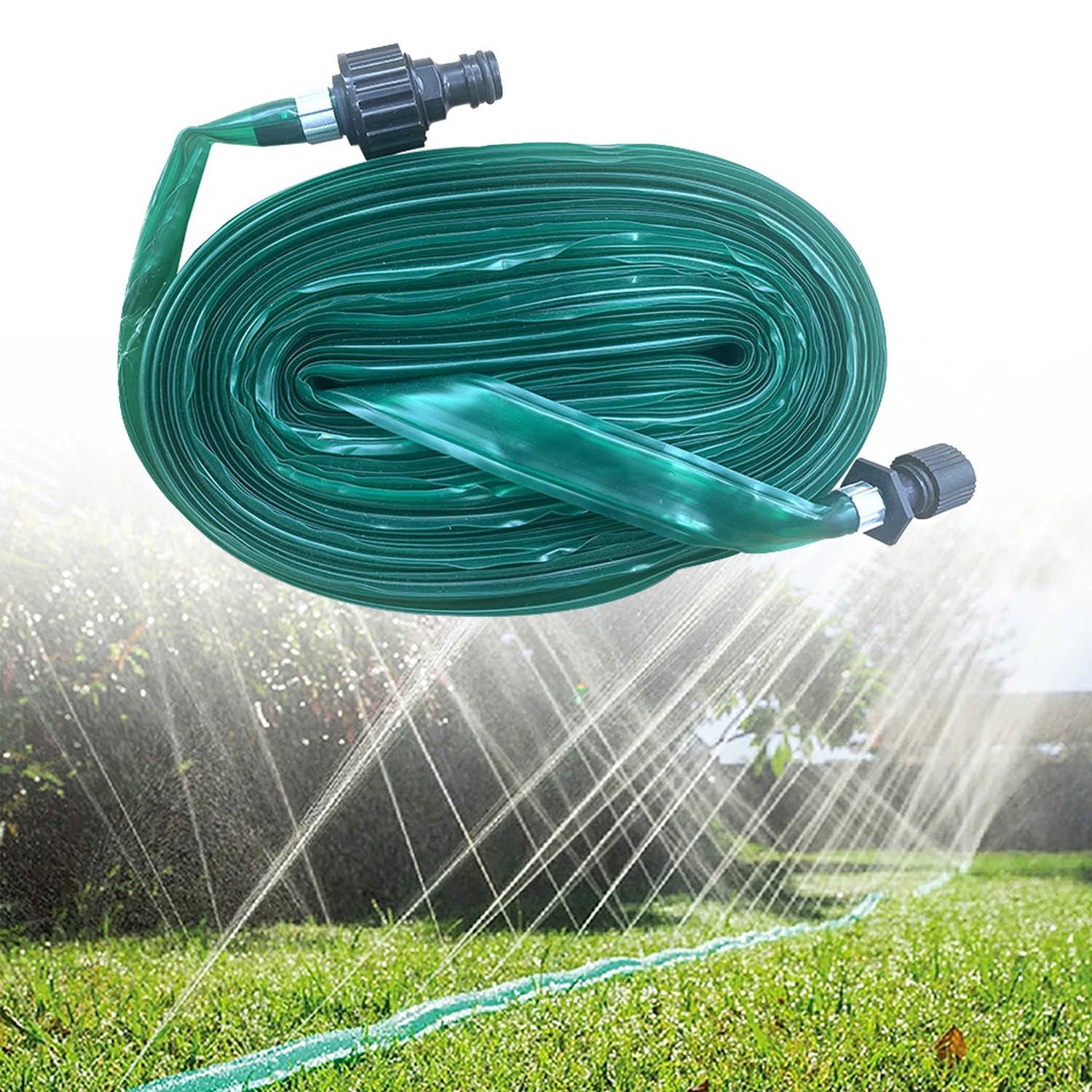 Sprinkler Soaker Hose Set Garden Lawn Drip Irrigation Spray System Kit