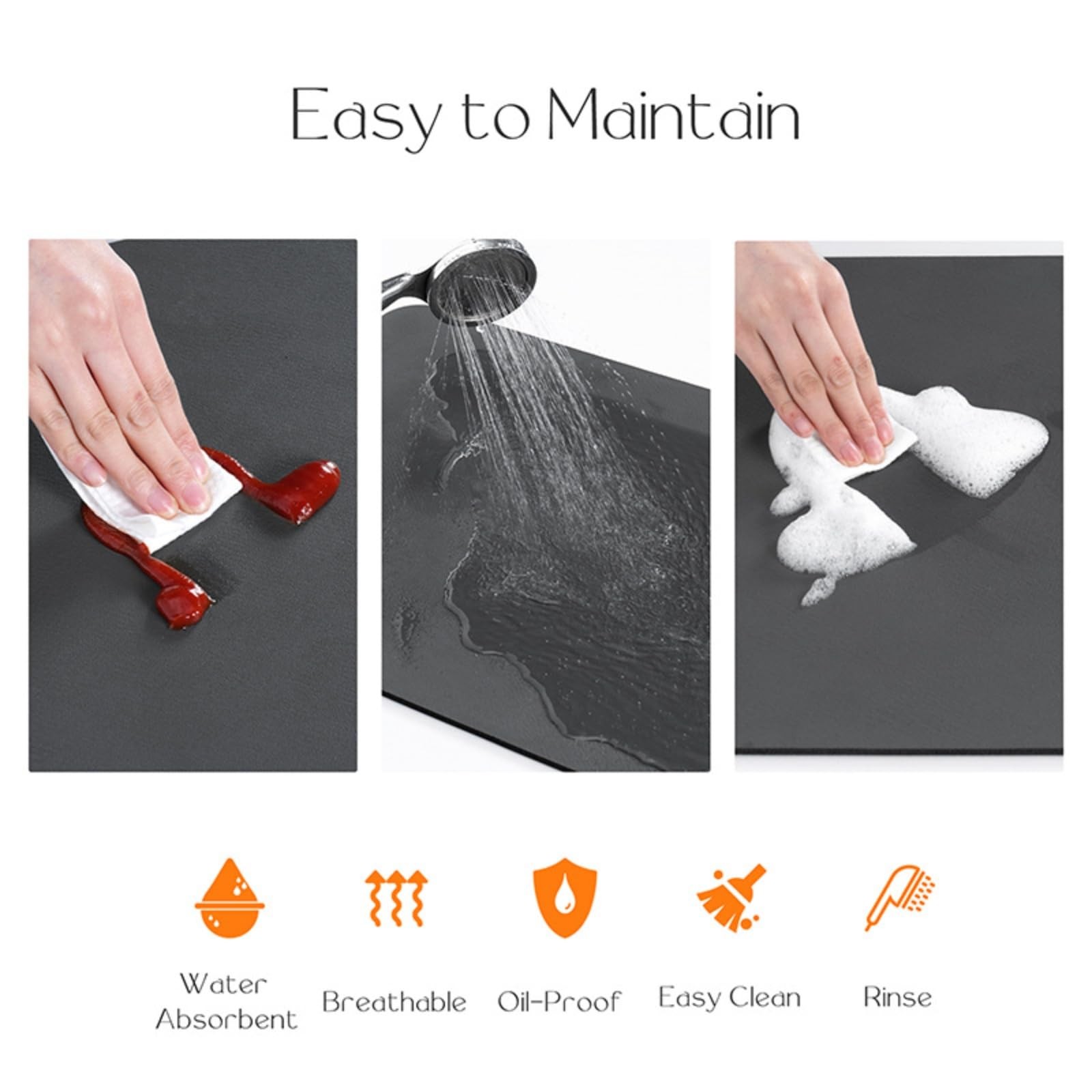 Cuttable Non-Slip Refrigerator Top Cover â€“ Dust-Proof Fridge Protector Mat