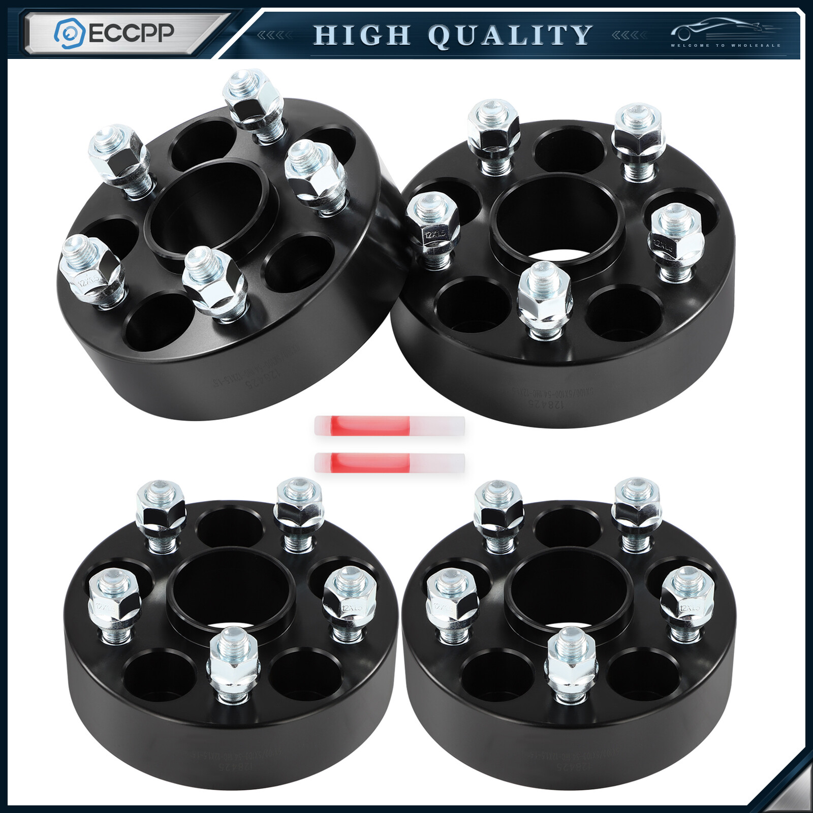 4 Pcs 1.5" 5x100 Hub Centric Wheel Spacers For Toyota Corolla Prius Scion tC xD