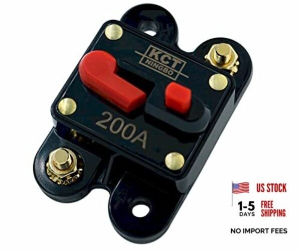 Car Audio Circuit Breaker Reset Fuse 200A for System Protection 12V/24V …