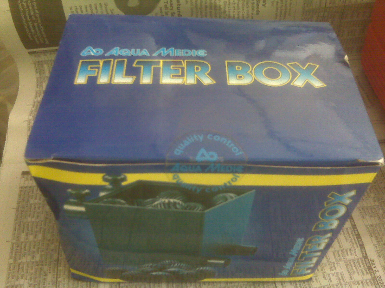 Aqua Medic Turbo Flotor 1000 Post Skimmer Box Includes Bacto Balls NEW!