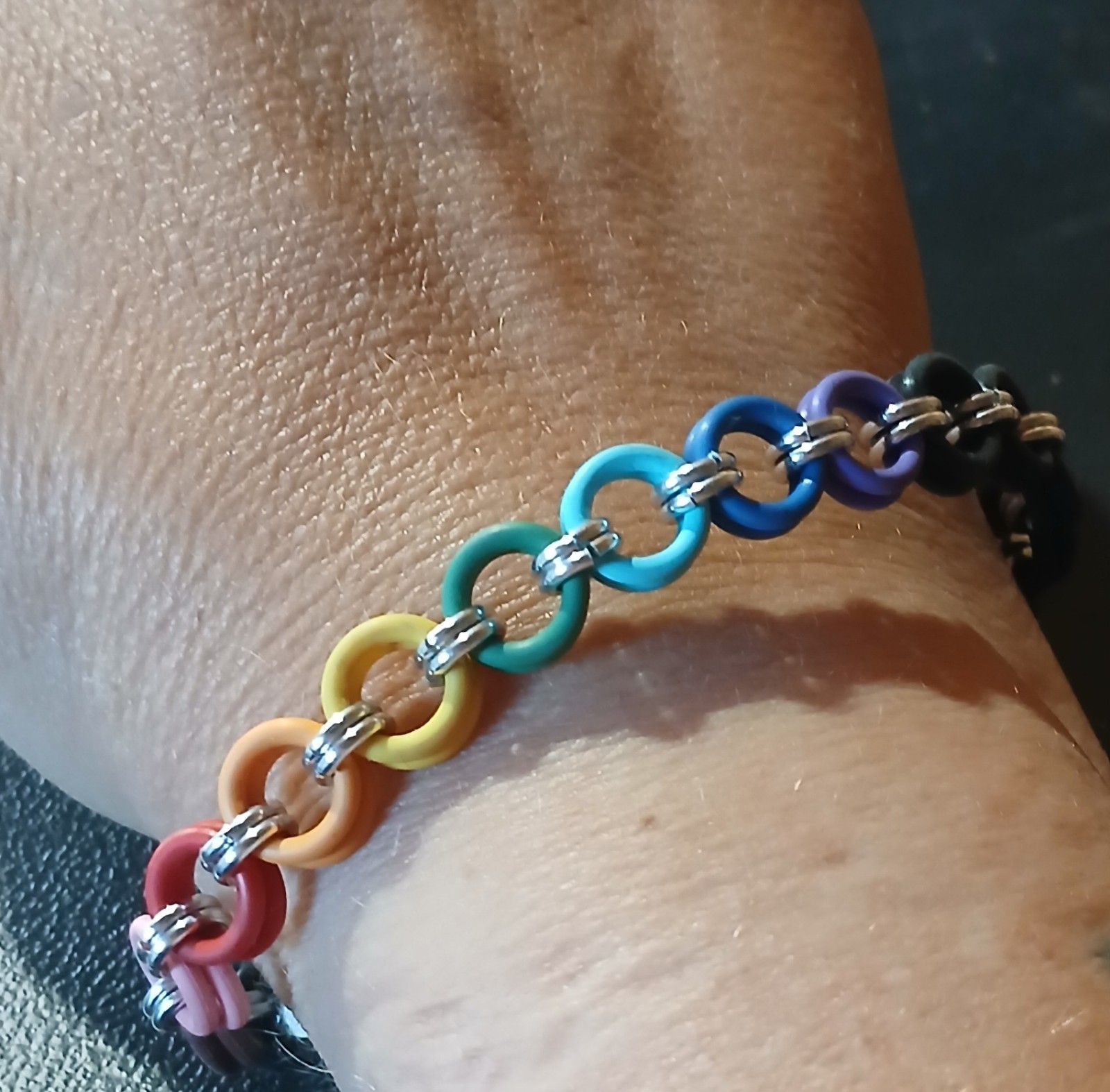 LGBTQ Chainmaille Bracelet