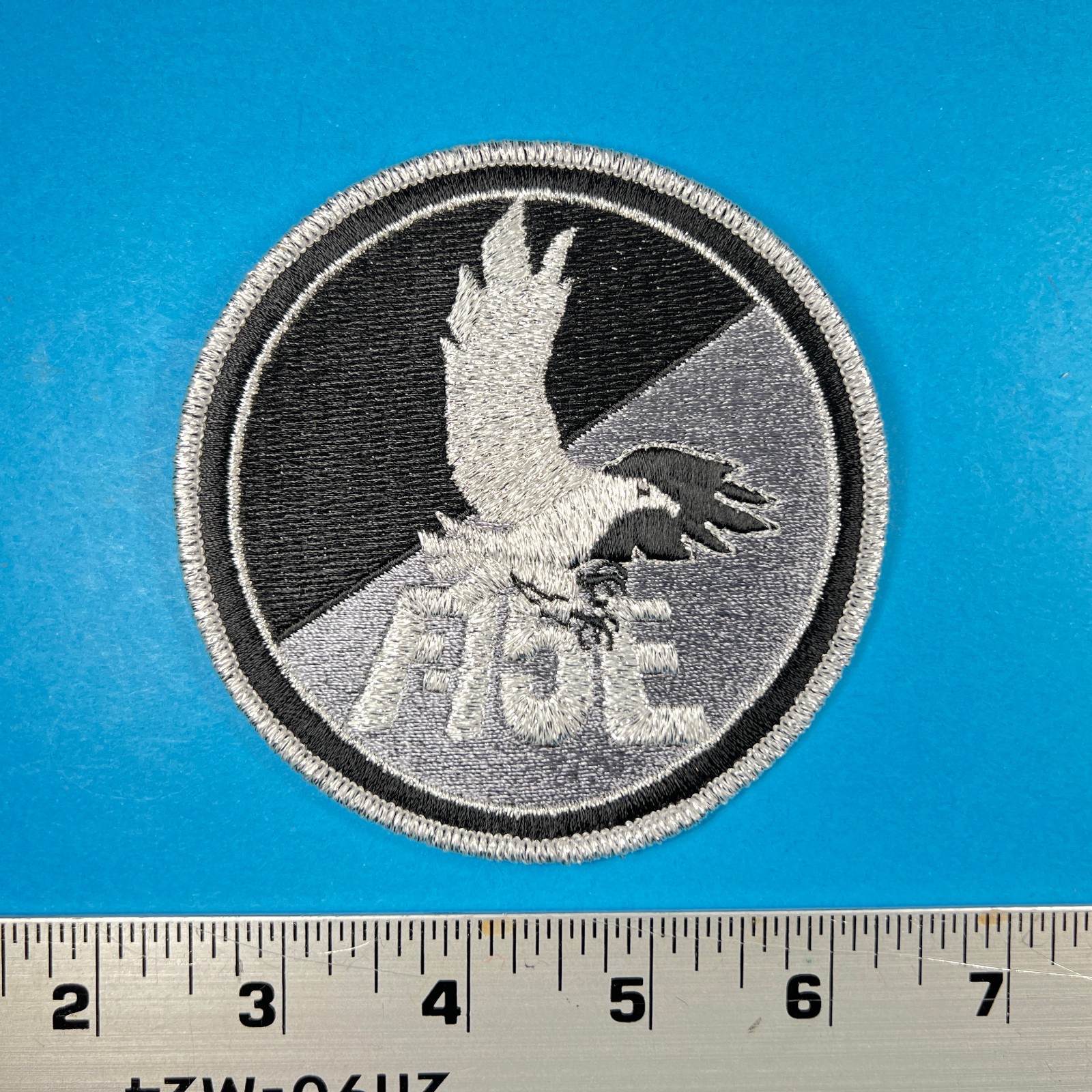 USAF F-15E Program Patch, silvery thread