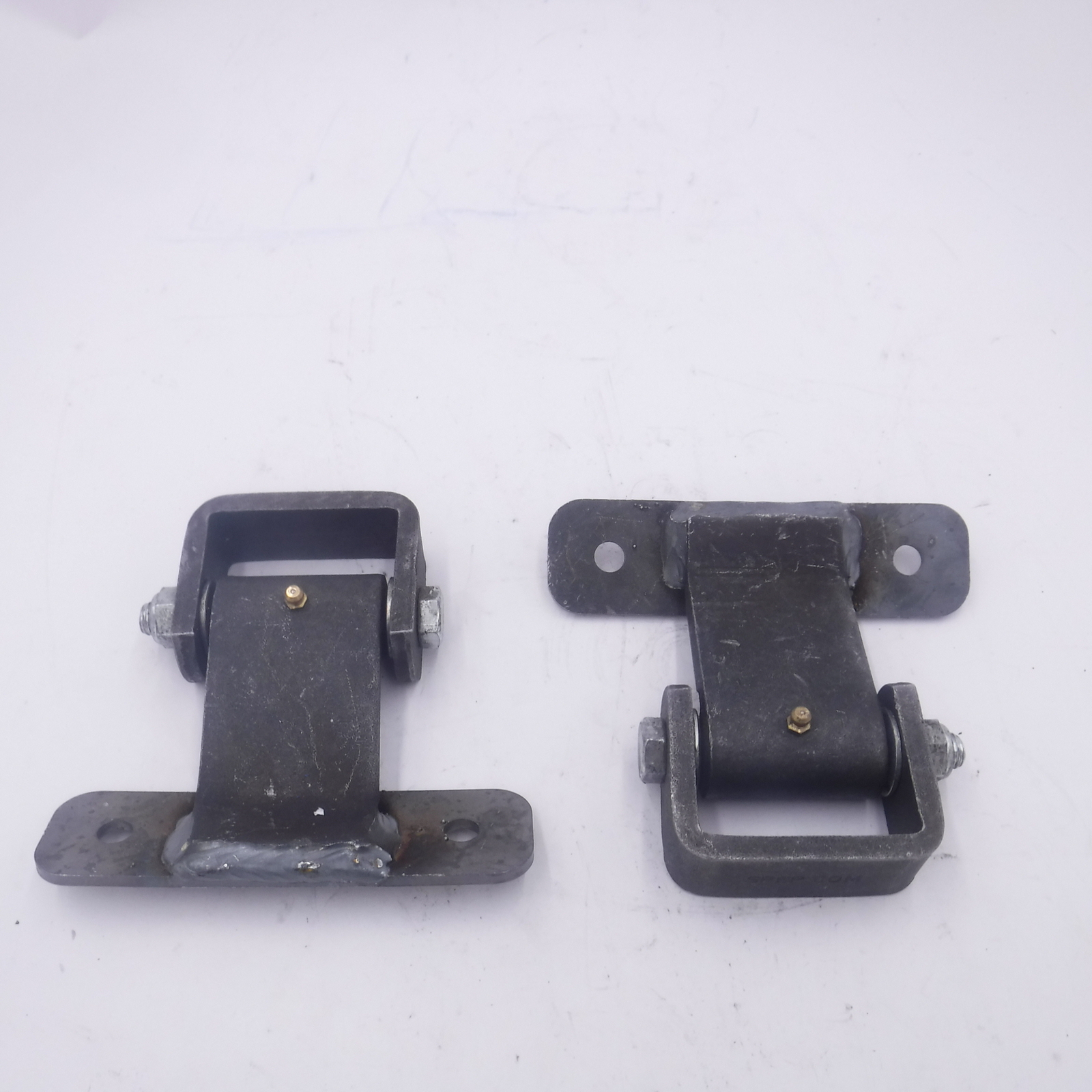Spep Hinge, Formed Steel Strap w/ Grease Zerk & Bolt-On Door Bracket for Trailer