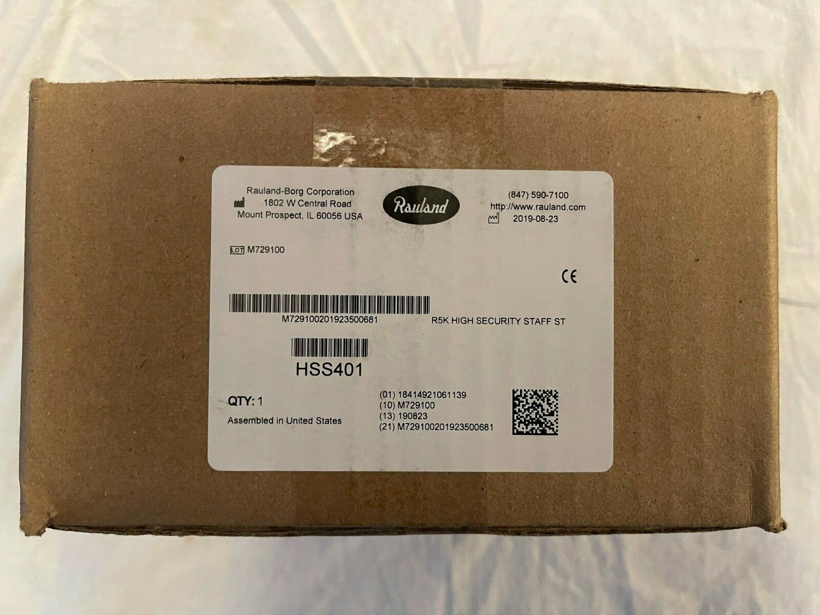 Rauland Borg HSS401 R5K HIGH SECURITY STAFF ST