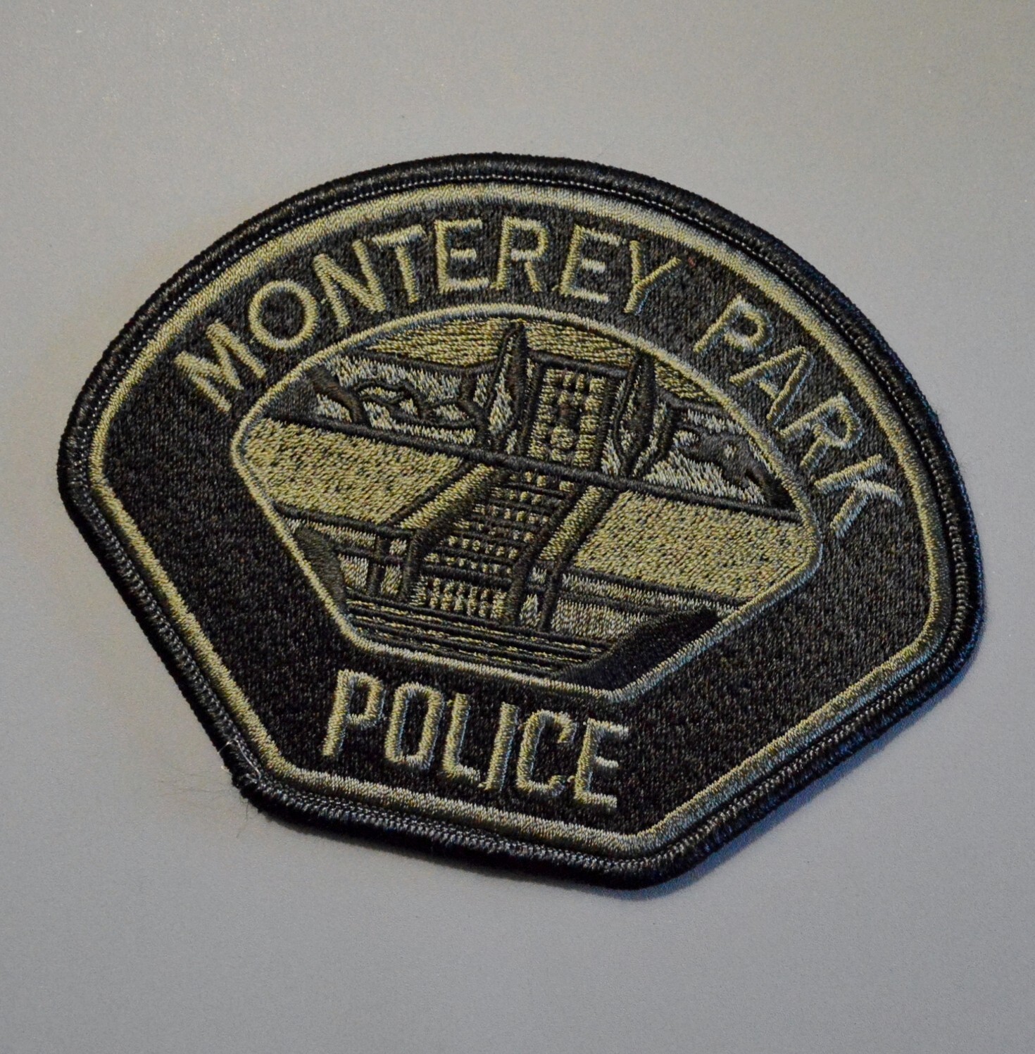 Monterey Park California Police Subdued Patch #2 ++ Mint LA County CA