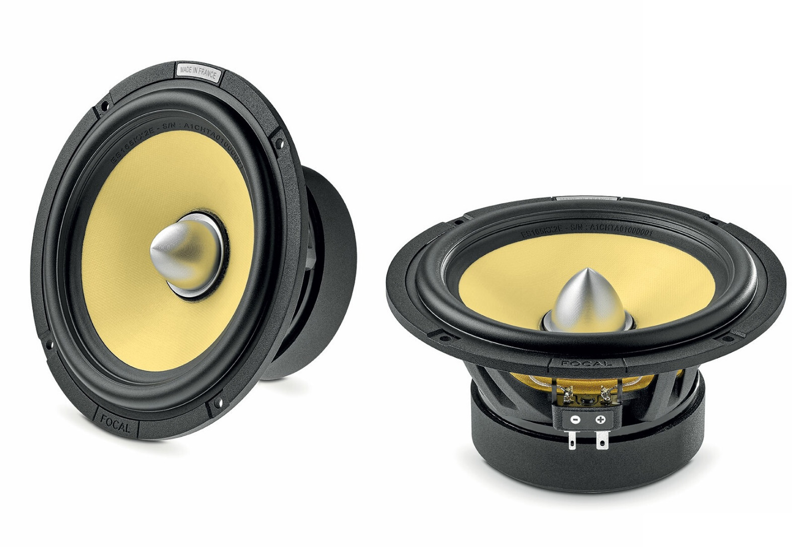 FOCAL K2 POWER 6.5" 165 mm MIDWOFERS TO ES 165 KX2E / ES 165KX2 - BRAND NEW PAIR