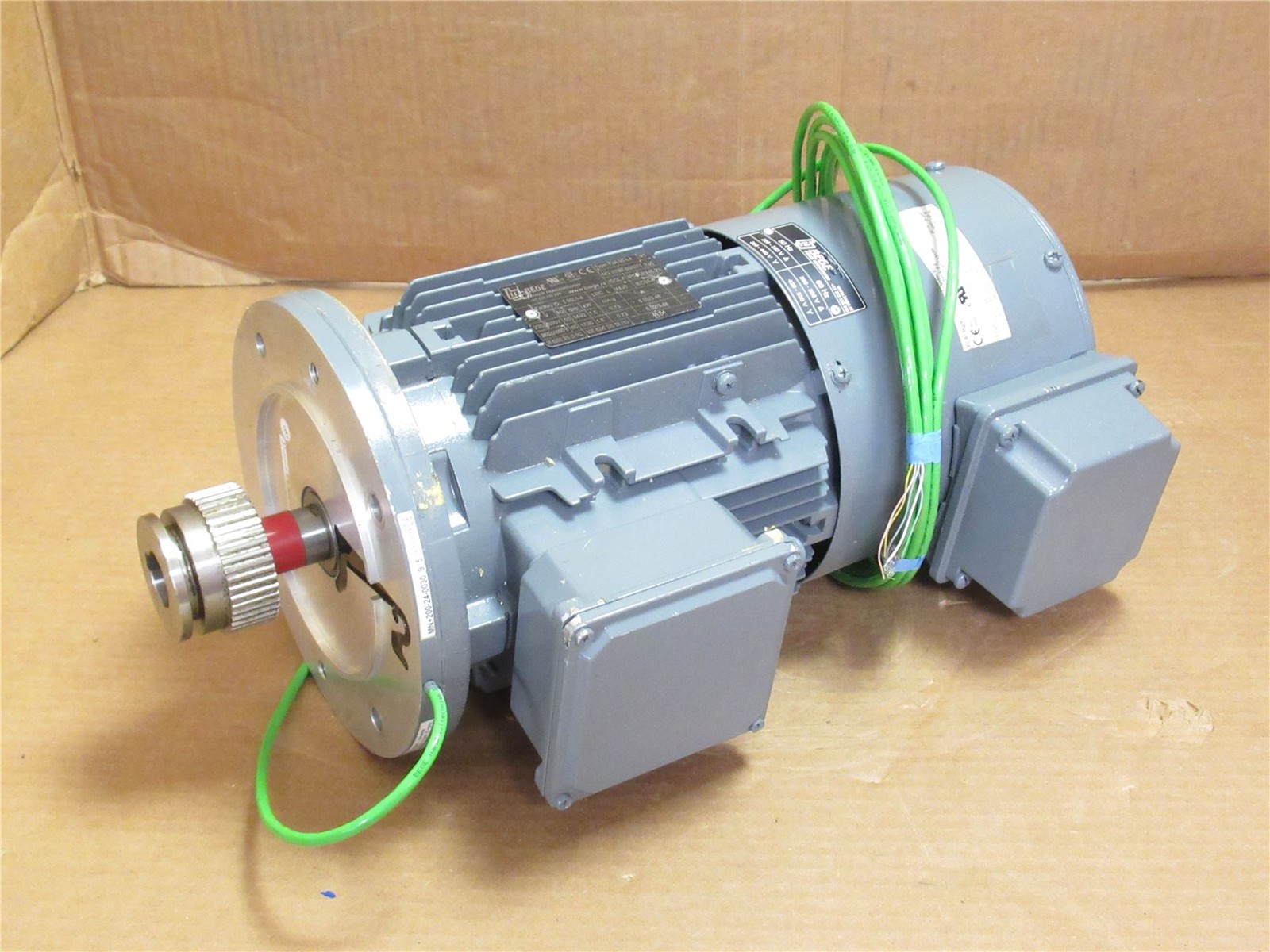 242905 New-No Box; Bege T3A 90-L4 AC Brake Motor; 1.8kW; 230/460V; 1730RPM; 3PH