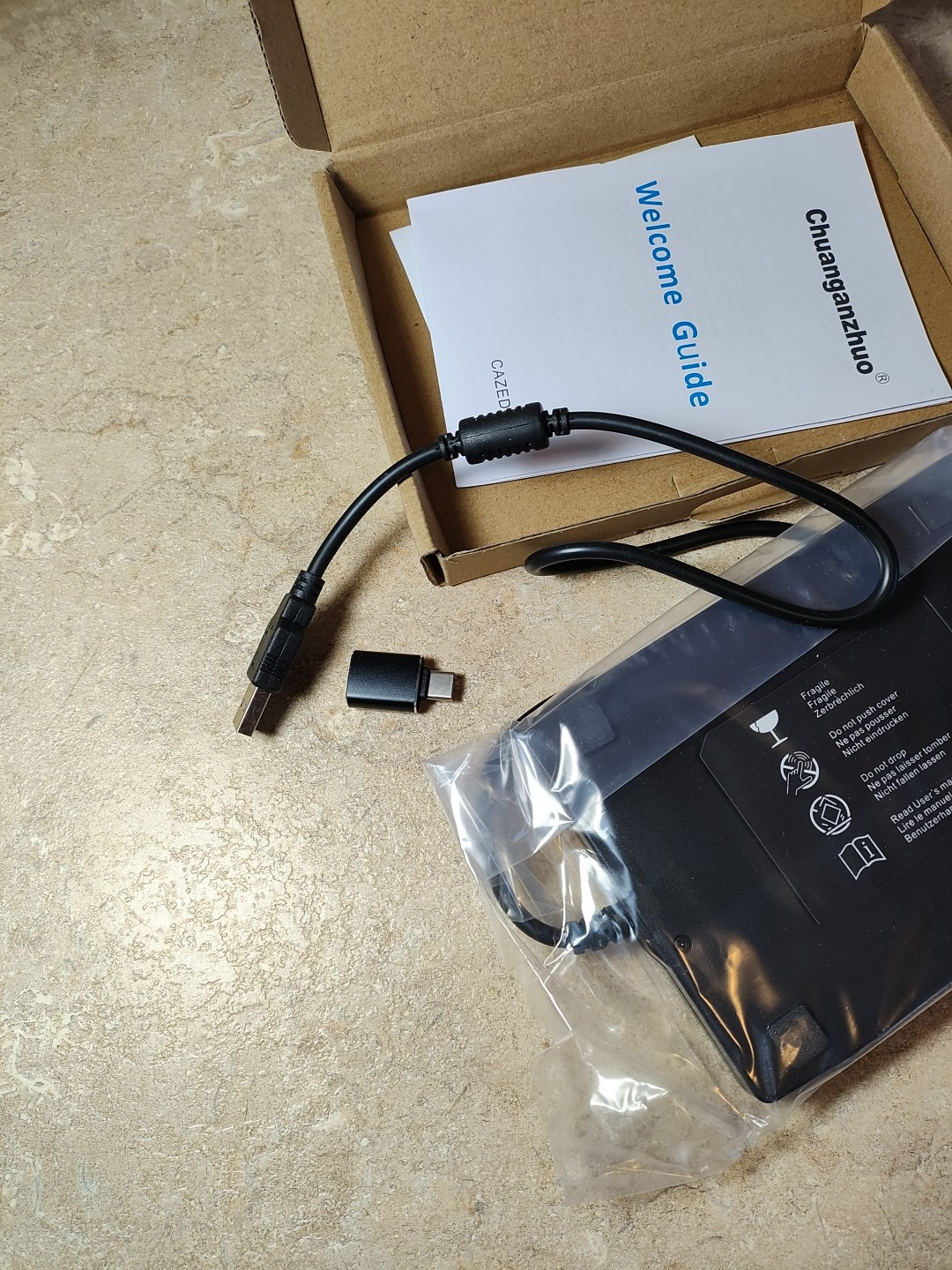 Chuanganzhuo Floppy Disk Drive Reader 3.5 inch External USB 2.0 Floppy Diskette