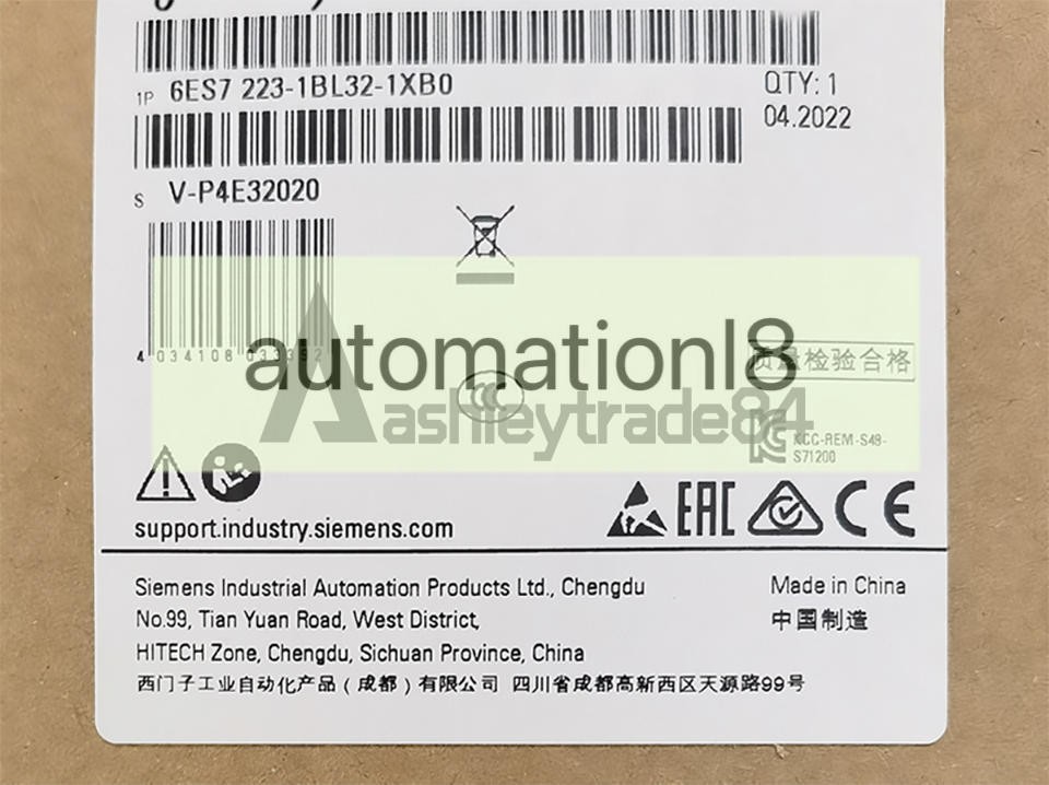 1PIECE NEW SIEMENS 6ES7223-1BL32-1XB0 6ES7 223-1BL32-1XB0