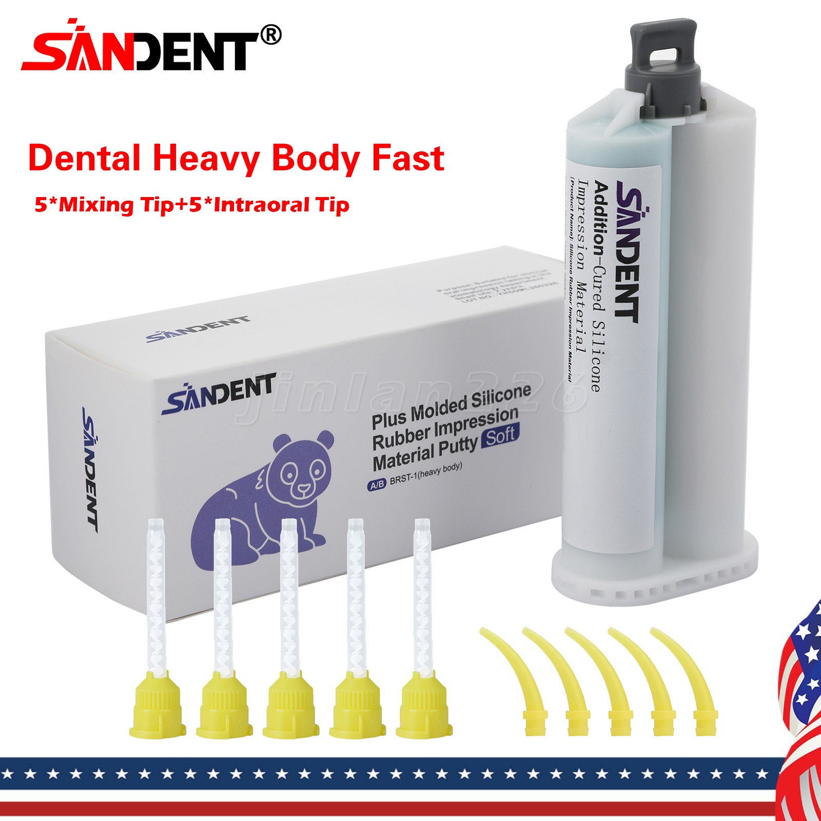 Heavy & Fast Set Impression Material 50mL+Tip