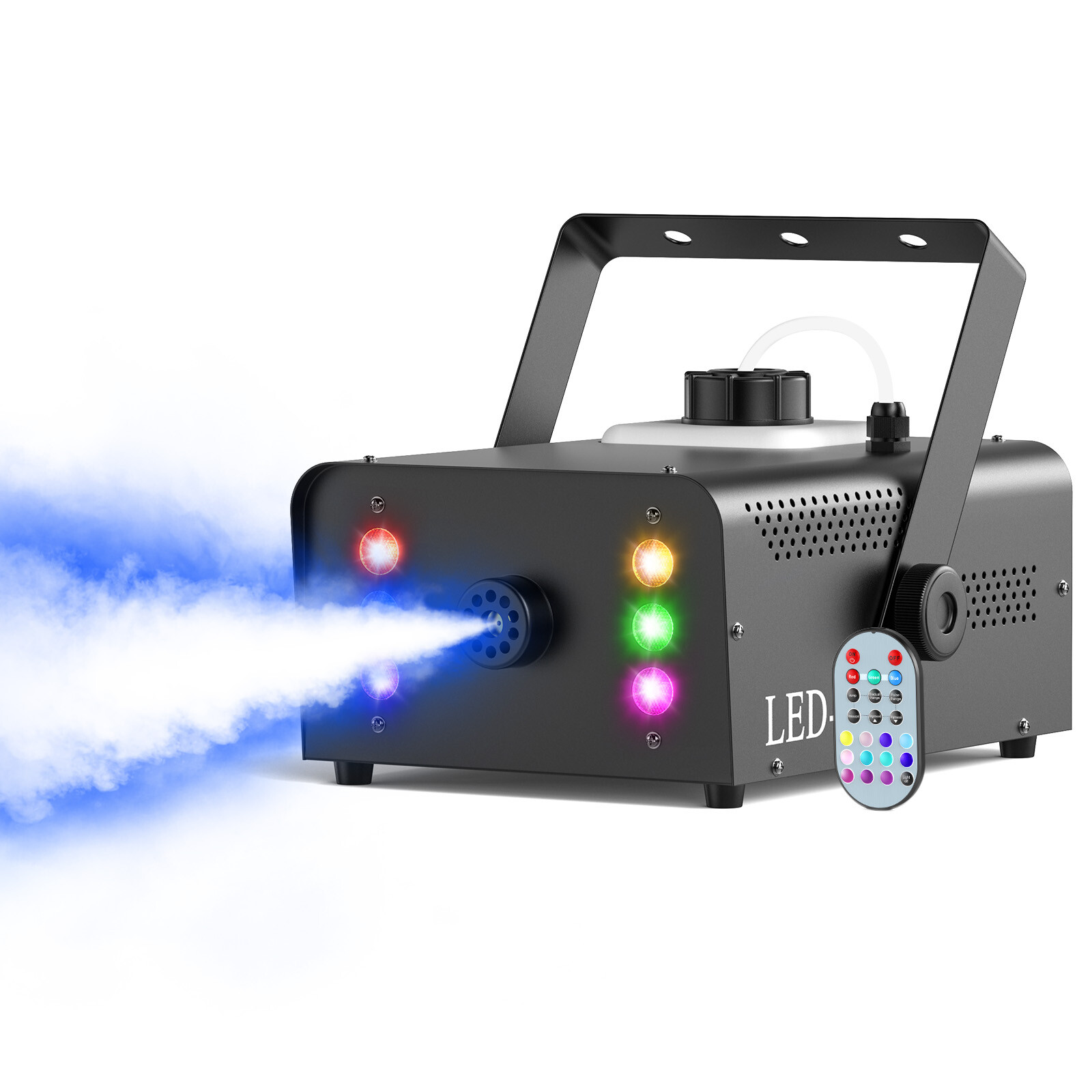 1500W Fog RGB 3in1 6 LED DJ Smoke Machine Stage Show Decor w/ Wireless Remote US