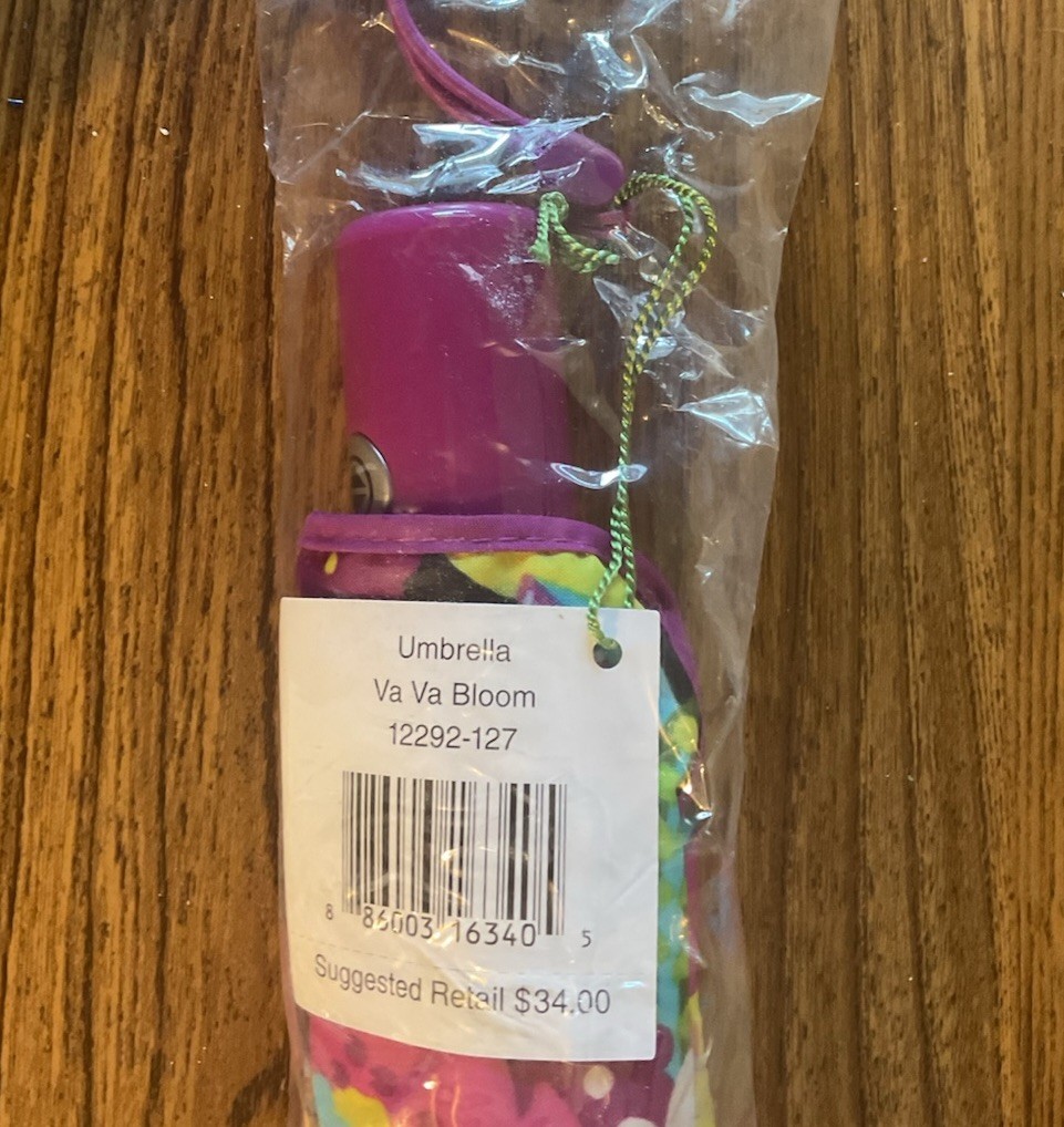Vera Bradley Umbrella, NWT, Va Va Bloom