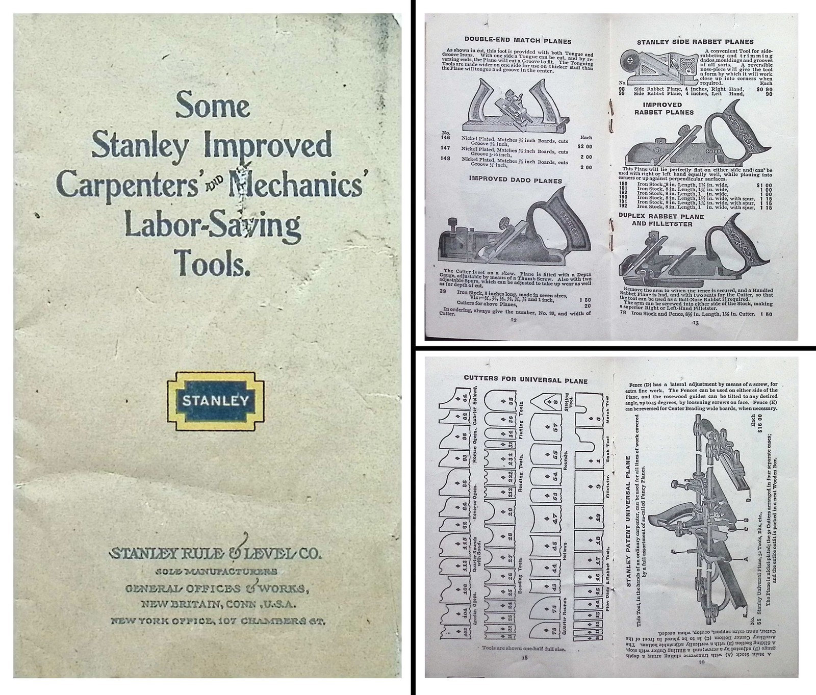Orig. 24 Page "Pocket" Catalogue of Carpenter's Tools, Ca. 1900 -mjdtoolparts