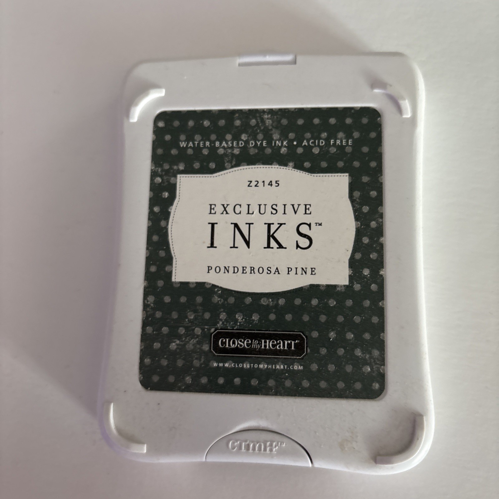 PONDEROSA PINEClose To My Heart CTMH Exclusive Inks Water Based Dye Ink Pad USED