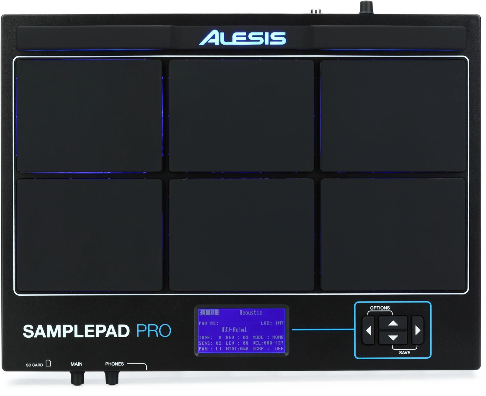 Alesis SamplePad Pro 8-Pad Electronic Percussion Drum Pad | Firmware Updated