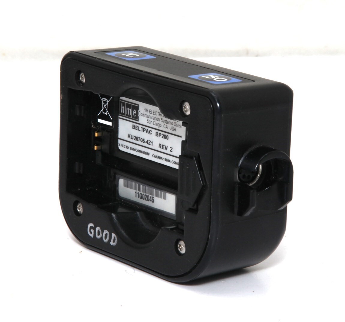HME Beltpack Belt Pack BP200 For Clear-Com Base DX200 DX210 Wireless Intercom