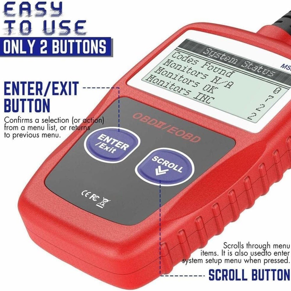 MS309 Automotive Code Reader OBD2 Scanner Diagnostic Tool Car Check Engine Fault