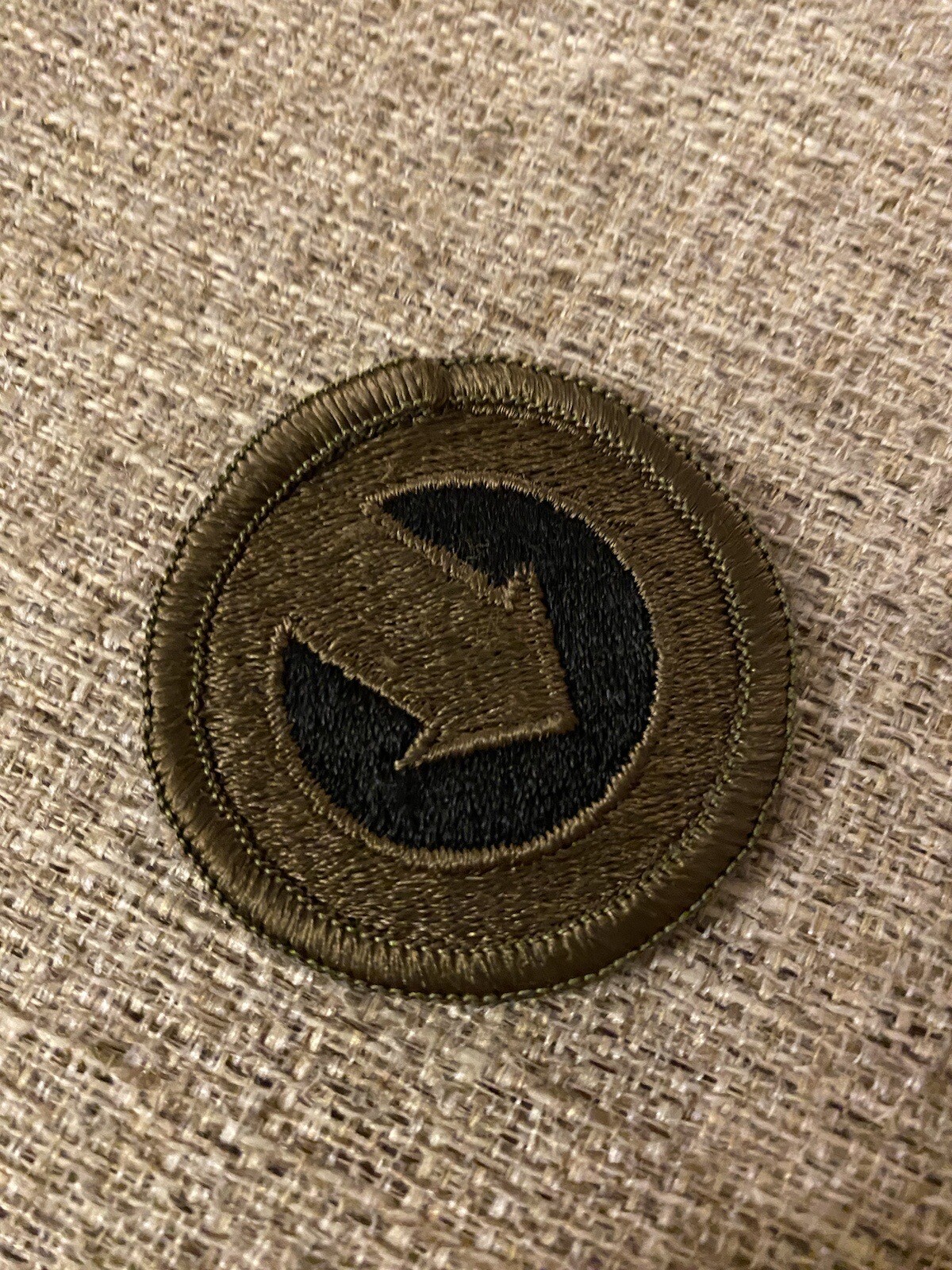 US Army 1st Support Command Subdued Patch INV4402