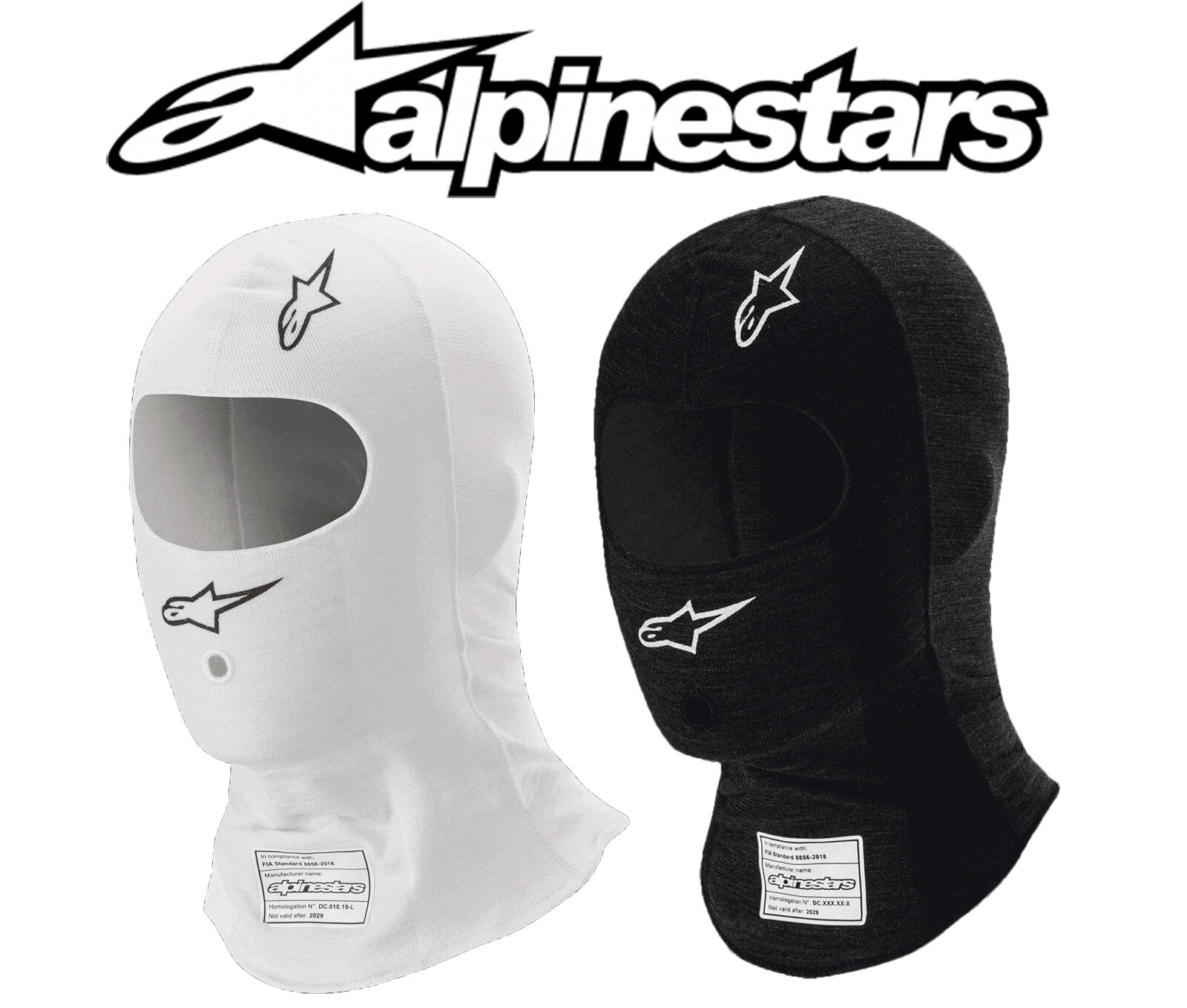 Alpinestars Race V3 Balaclava FIA Fireproof for Motorsport Rally - NEW Black