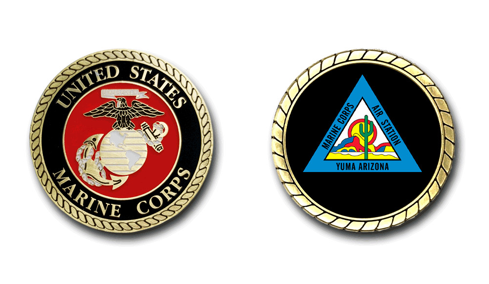 US Marine Corps Air Station Yuma Challenge Coin
