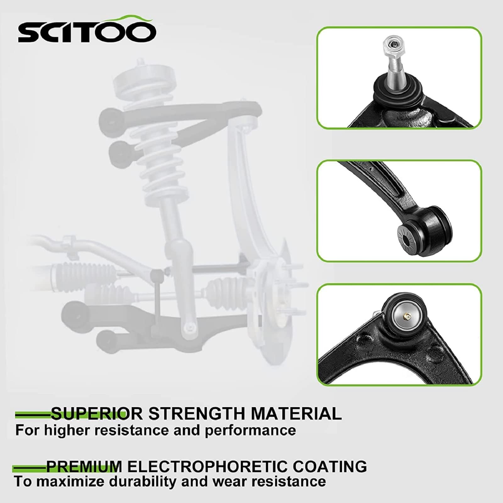 6pcs Front Suspension Ball Joint TieRod SwayBar Link for Avalon Camry 2012-2018
