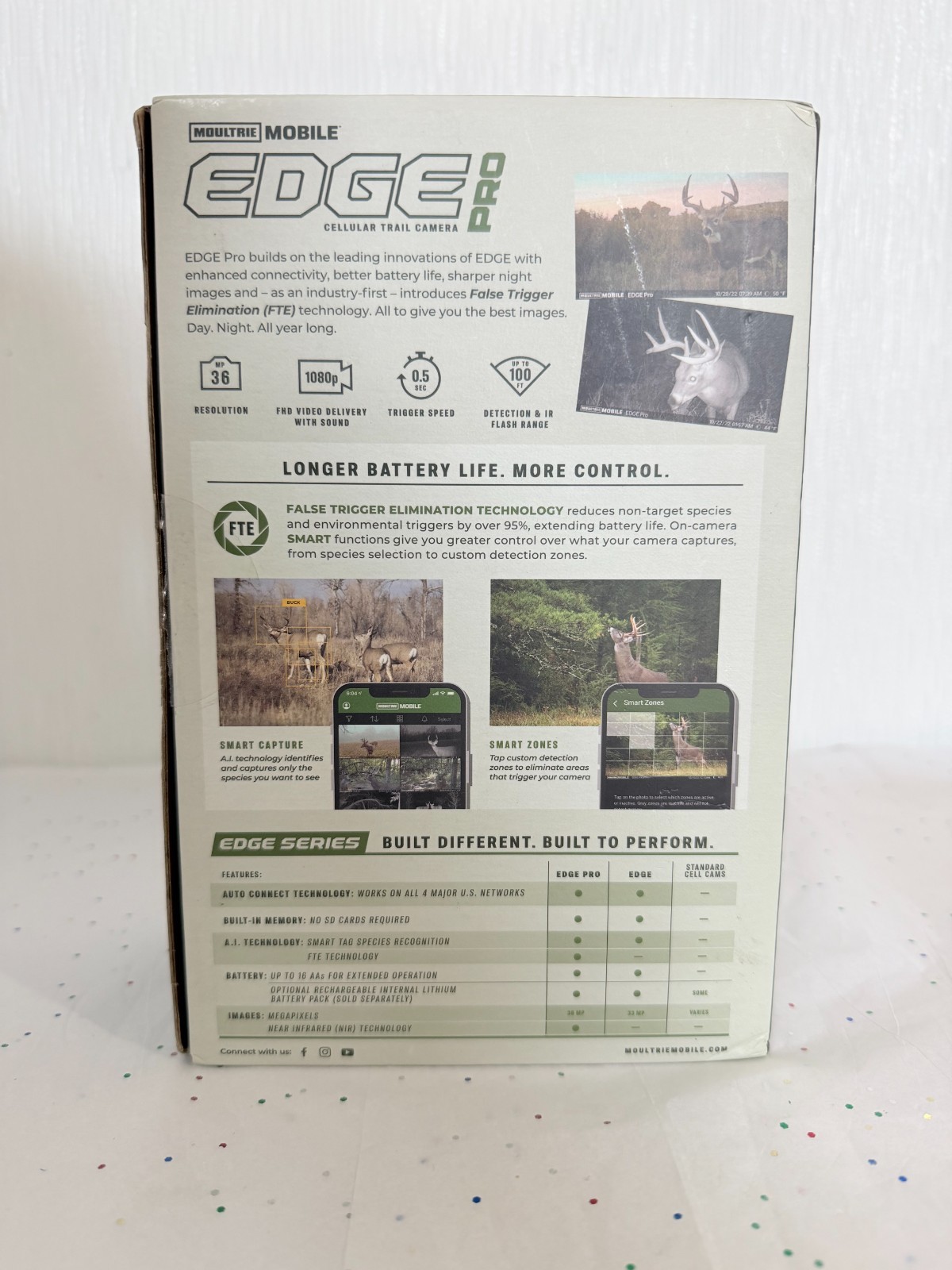 Moultrie Mobile Edge Pro Cellular Trail Camera Pro (MCG-14080)